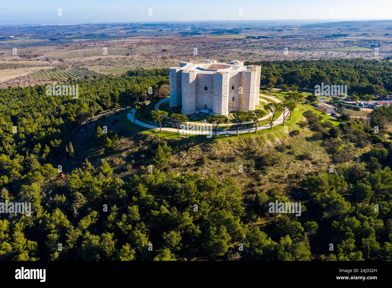 Castel del Monte, Apulien, Italien Stockfoto