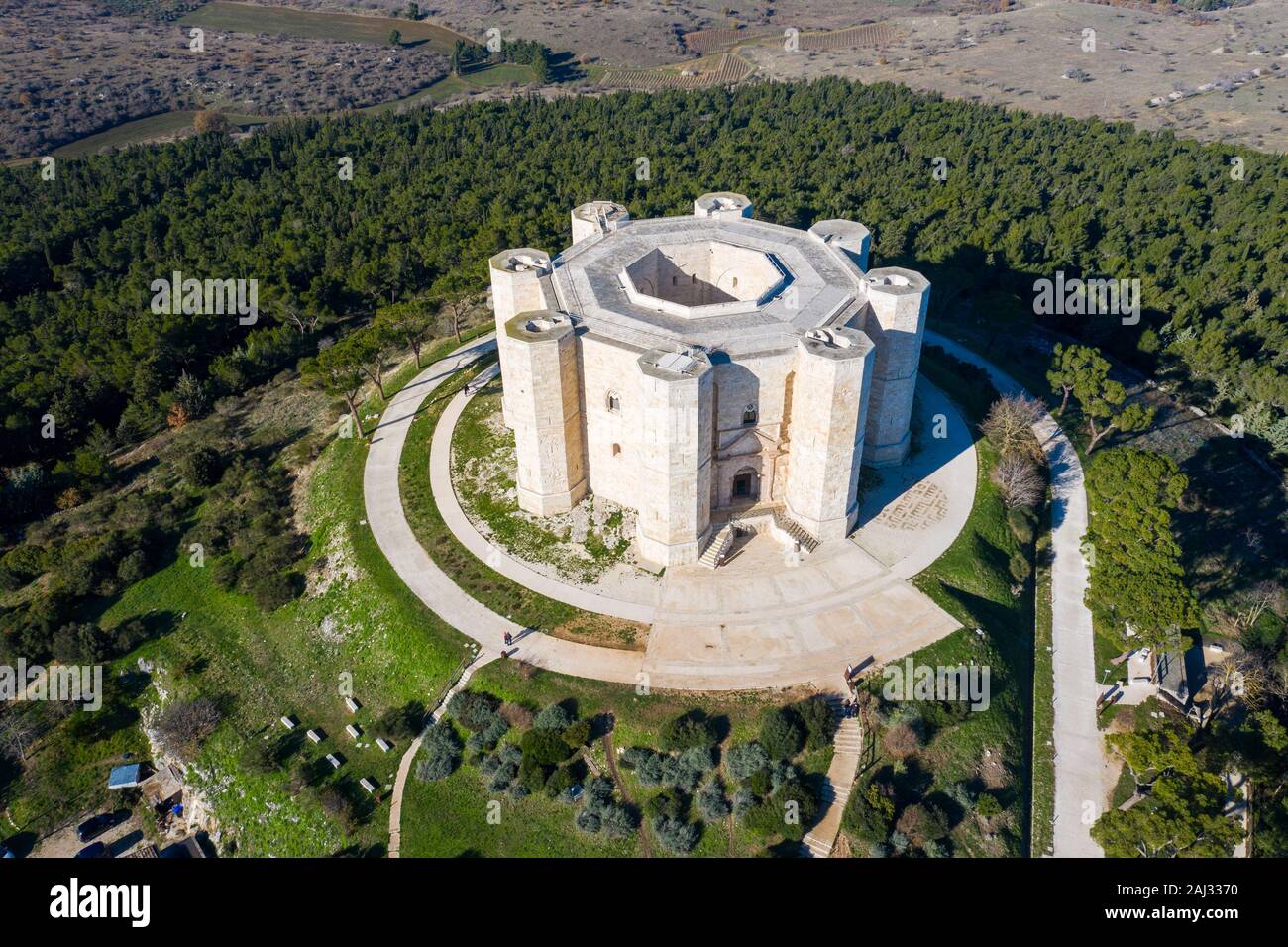 Castel del Monte, Apulien, Italien Stockfoto