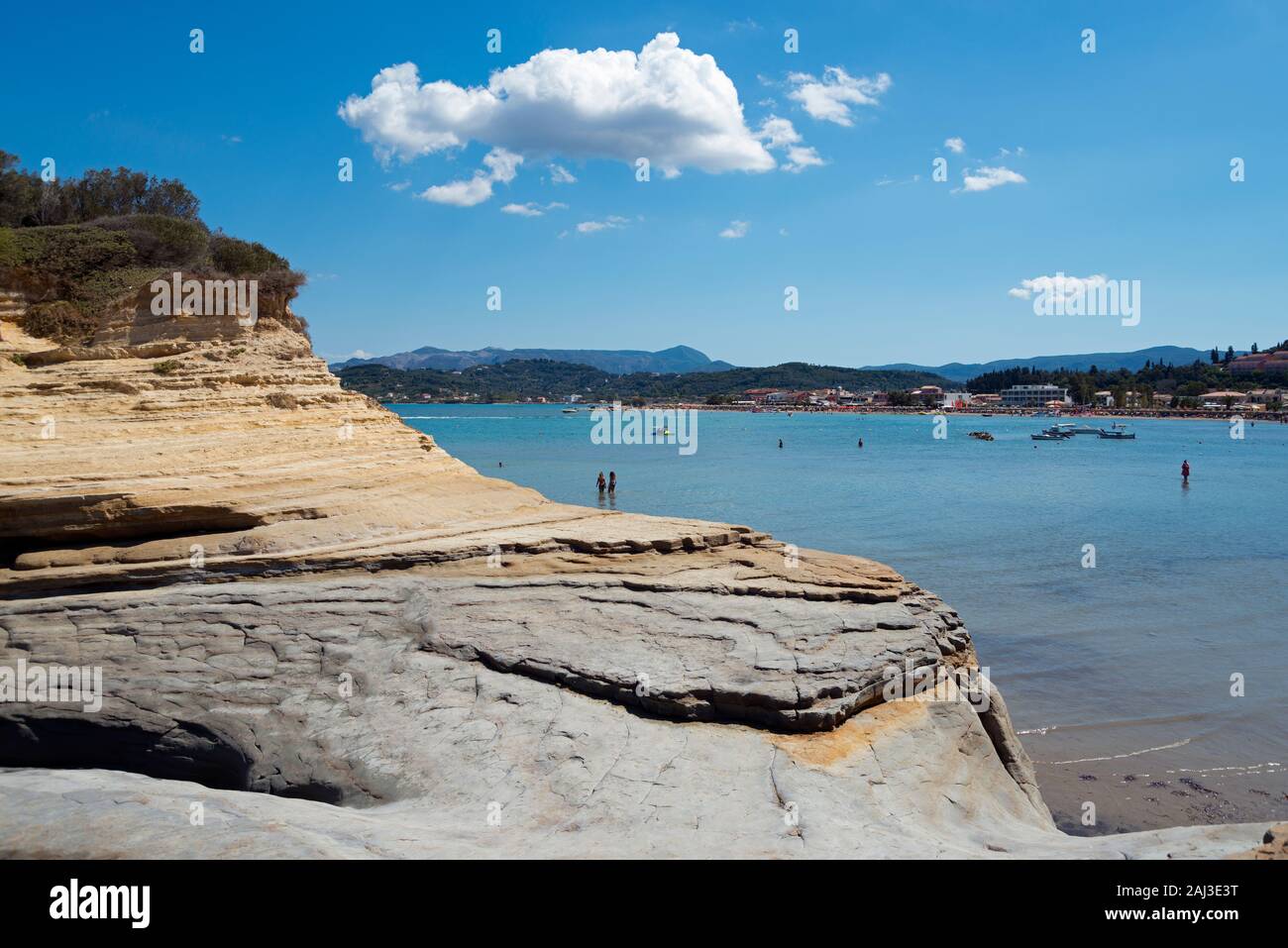 Canal d'Amour, Sidari, Korfu, Griechenland/Kerkyra, Sidarion Stockfoto