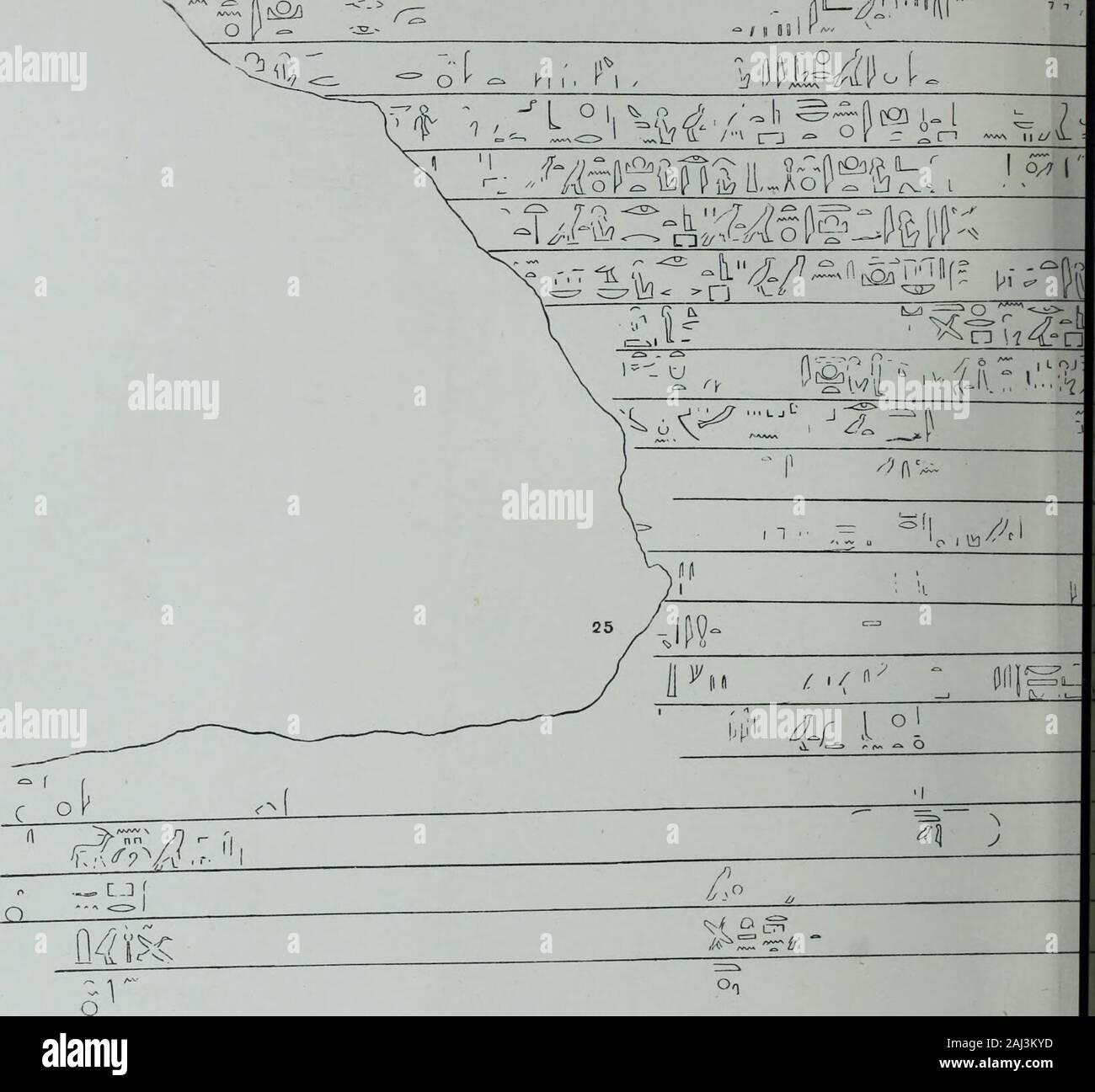 Archäologische Untersuchung von Ägypten Abhandlung. ^3 T BLEIBT DER ZEILEN 43-57. &-K/• n r c sfec TfTO^^L^p? 7. r^i - o (£ r"! nj; i-^ 45 50 Re,,.^ ich Uh &&gt; Unt-? Ich.^ lv-° S. zu V J55C 7 10 L-. ll O. f?7 I (T MPU O&gt;? Kv-E/r-c=. ^ ^" -&gt; o II n x^feiV?? & Sl-O-O | 2d L &Lt;ff" O&gt;^o o oc O fl, L I&gt; y OH O^^ V.Y II^ 111 I - s Avw&gt;* 0 t^&gt; I0o-1/&gt;, | O |  - 03,,: /* "tQj^v ... 1. o?w p V11/WW - ist y. o^ ¥ # 1. o1 i i v^/1 C/KOj)^. / - F  LTi-o, 1 1^^ 4 M o q 1 O vertikale Spalten. a a I C R-3/? Ijy/v^^"^ 4! F-"?^ sr-M i-; o Ich ^.*?% o^&gt; Stockfoto