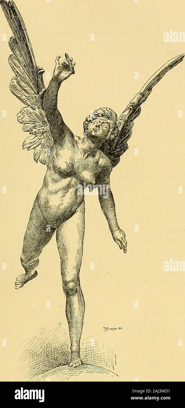 Gazette des beaux-arts. e cettestatue de la Renommée ne pouvait avoir un décoré Dôme de la forte-resse Militaire, dite Château-Trompette, à Bordeaux, Mais quelleprovenait du mausolée dEpernon du Duc, Jean-Louis de Nogaret, et de la Duchesse, Marguerite de Foix-Candale, sa Femme, Élevé dansla chapelle Funéraire de léglise Saint-Biaise, à Cadillac de Guienne., Depuis deux Mémoires sur le Château, La Chapelle von Chambon-sur-Lac et lemausolée des Ducs dEpernon, présentés aux Réunions de 1880 etde-1884, par le même érudit, ont élargi complété et les Schlussfolgerungen 1. M. Braquehaye, Président de la Société arch Stockfoto