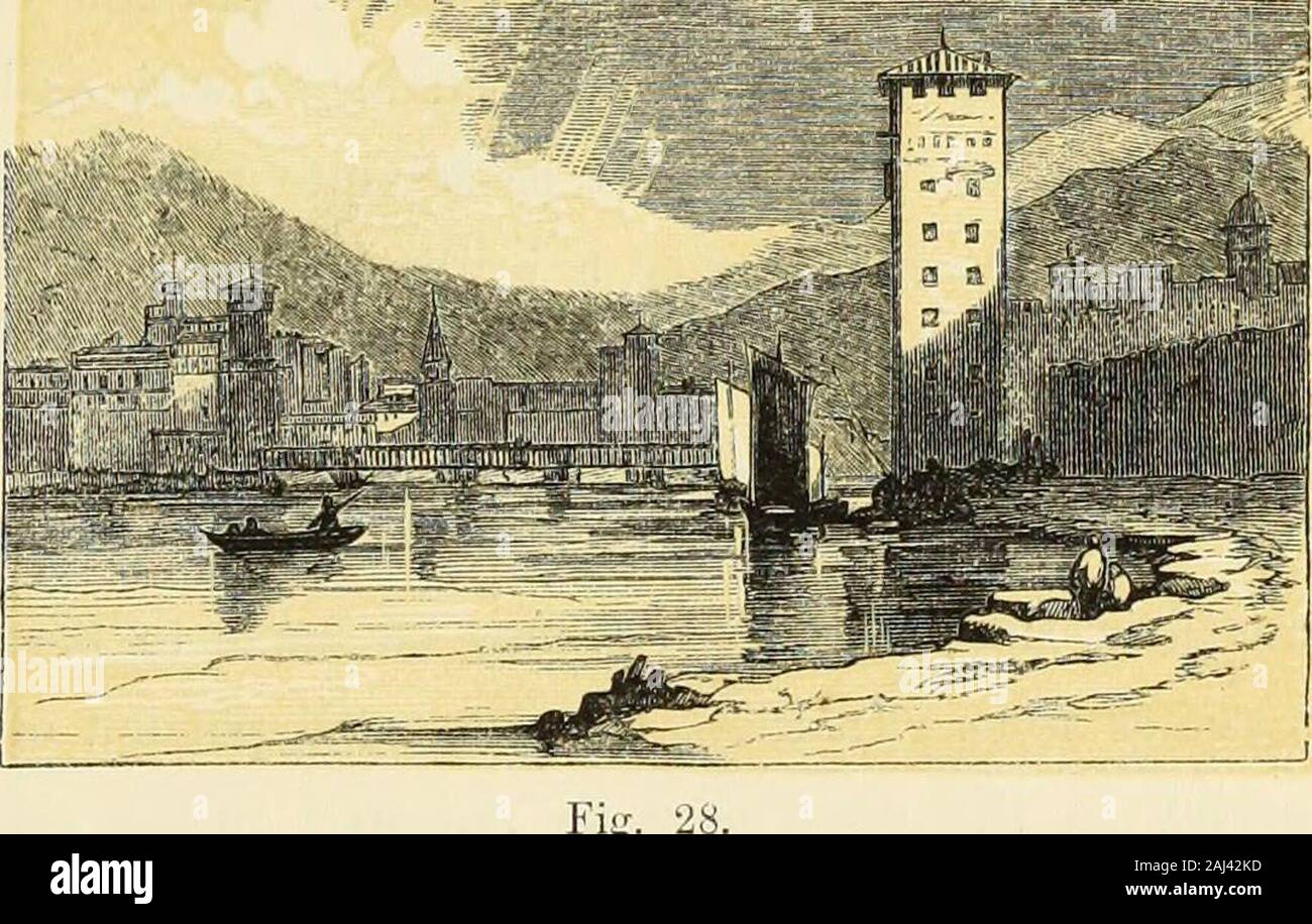 Theorie und Praxis der Landschaftsmalerei in Wasser - Farben illustriert durch eine Reihe von sechsundzwanzig Zeichnungen und Pläne in Farben, und zahlreiche Holzschnitte. Licht und Schatten, oder Hell-dunkel. Va. der Name, durch den der Künstler sein Bild zu bekannt sein oft gibt einen Hinweis auf die Behandlung, nicht nur von thelight und Schatten beabsichtigt, die ganze butof Compo-sition. Wenn shadow isthrown aller anypart oder Objekt in acomposition ist es wichtig, dass die Form sollte ishighly beagreeable ohne-ing formale oder eigentümlich; wenn zwei oder drei Objekte gruppiert togetherunder den gleichen Schatten, Monotonie kann ein Stockfoto