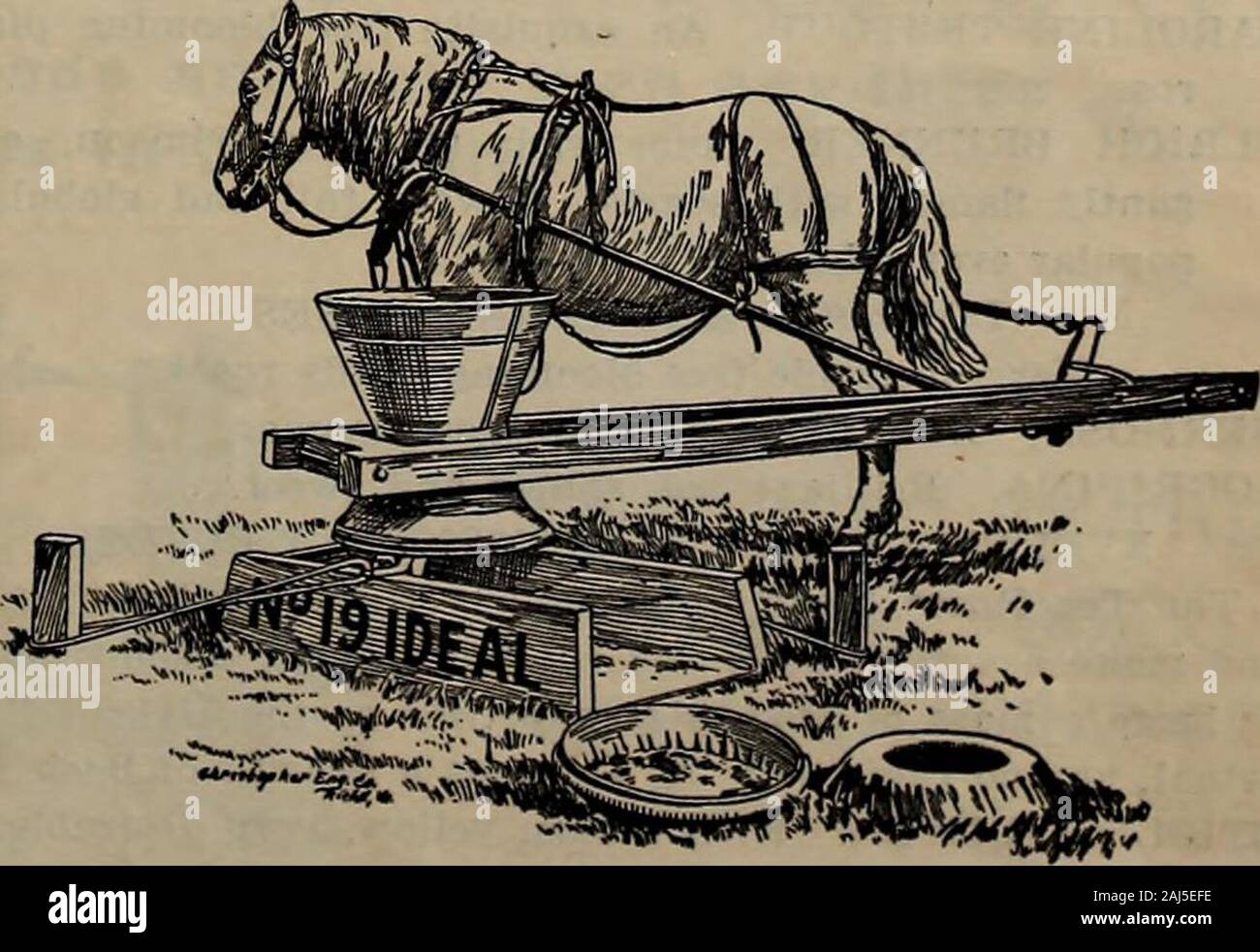 Südliche Pflanzmaschine: Praktische und progressiven Landwirtschaft, Gartenbau, Trucking, live Stock und dem Kamin gewidmet. Nr. 19. 1 - Pferd ungeared Futtermühle, schleift Com?" j" "r" "oo". m.", ".^s^.,..^^ und cob und Shell Korn. Preis, $ 16,00. Die FOWLER DISC PFLUG wird nicht dicker, Rang Nr. 20 ersticken. 2 - Pferd ungeared Futtermühle, schleift com Unkraut oder Hecken. Schneidet eine Furche 12 Zoll tief und 14 Zoll und cob und Shell Korn. Preis, $ 19,00. breit mit viel weniger Entwurf als jede andere Pflug. Nur spezielle Kataloge auf Anwendung, lagen zwei ordentlichen Pferde. Kinderwagen, Schlitten, Kabelbaum, Bademäntel. Wagen, COR Stockfoto
