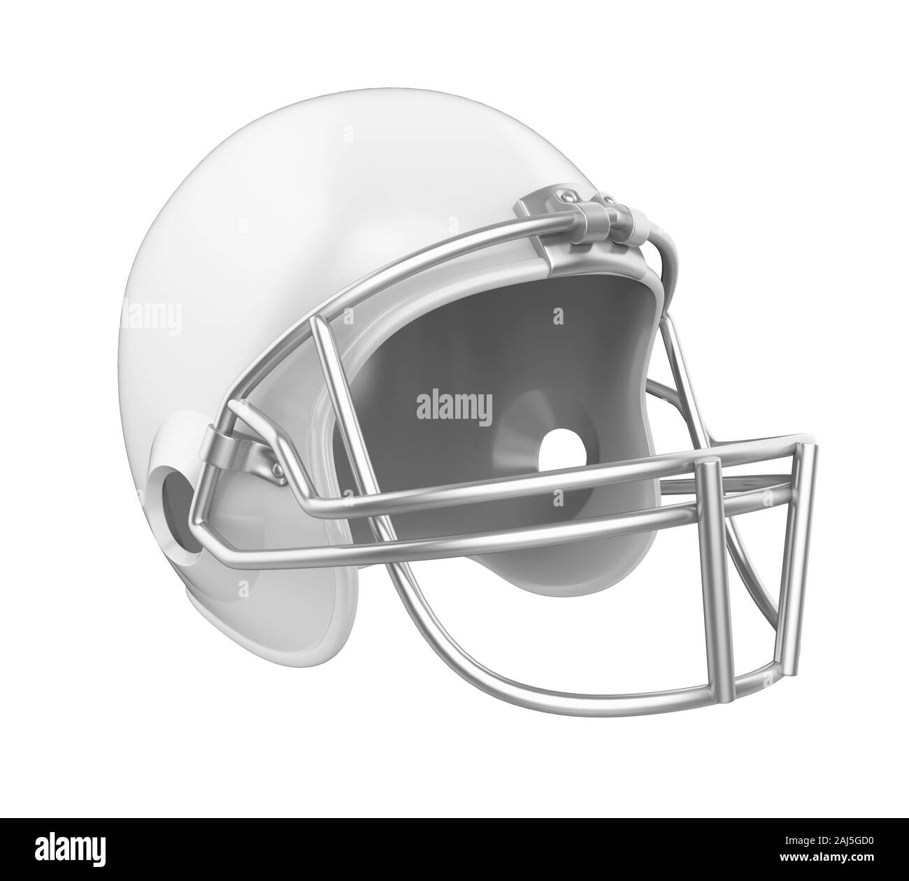 American Football Helm isoliert Stockfoto