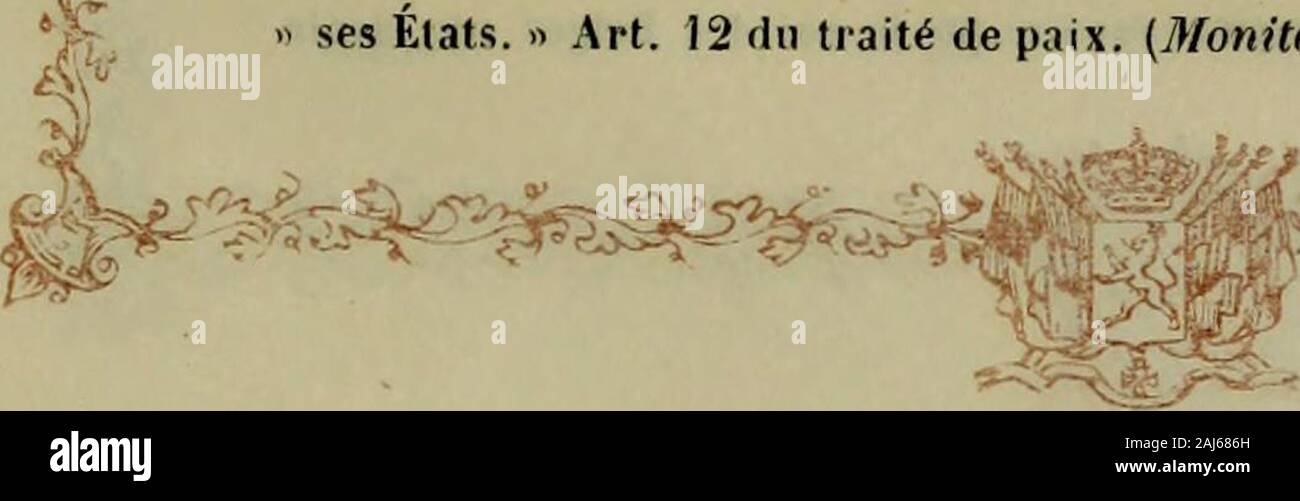 Histore de la maison de Saxe-Cobourg-Gotha. Le Duc régnant François, alors gravement Malade, setait retiré dans le Château de Saalfeld, nayant pourappui que Léopold, Sohn plus jeune Fils; Auto le princeErnest, aux côtés du Roi de Prusse, et le Prince Fer- dinand, dans les Camps de lempereur dAutriche, étaient esclaves du Devoir militaire, et ne pouvaientvoler auprès de leur Père. Auf voit dans le deuxième Bulletin de la Grande Armée, publié par Napoléon, le 12 octobre 1806, quele maréchal Lannes entra à Cobourg le 8 Octobre, etquil attaqua, le 10 à-Saalfeld, lavant Avantgarde commandéepar Le prince Lou Stockfoto