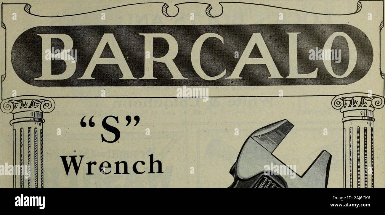 Hardware merchandising September-dezember 1919. Fabrik- und Hiad OTice ofJENKINS Bros.. Begrenzte, Montreal, Kanada Dezember 13, 1919 HARDWARE- UND METALL - Werbung § 29. Schraubenschlüssel Stockfoto