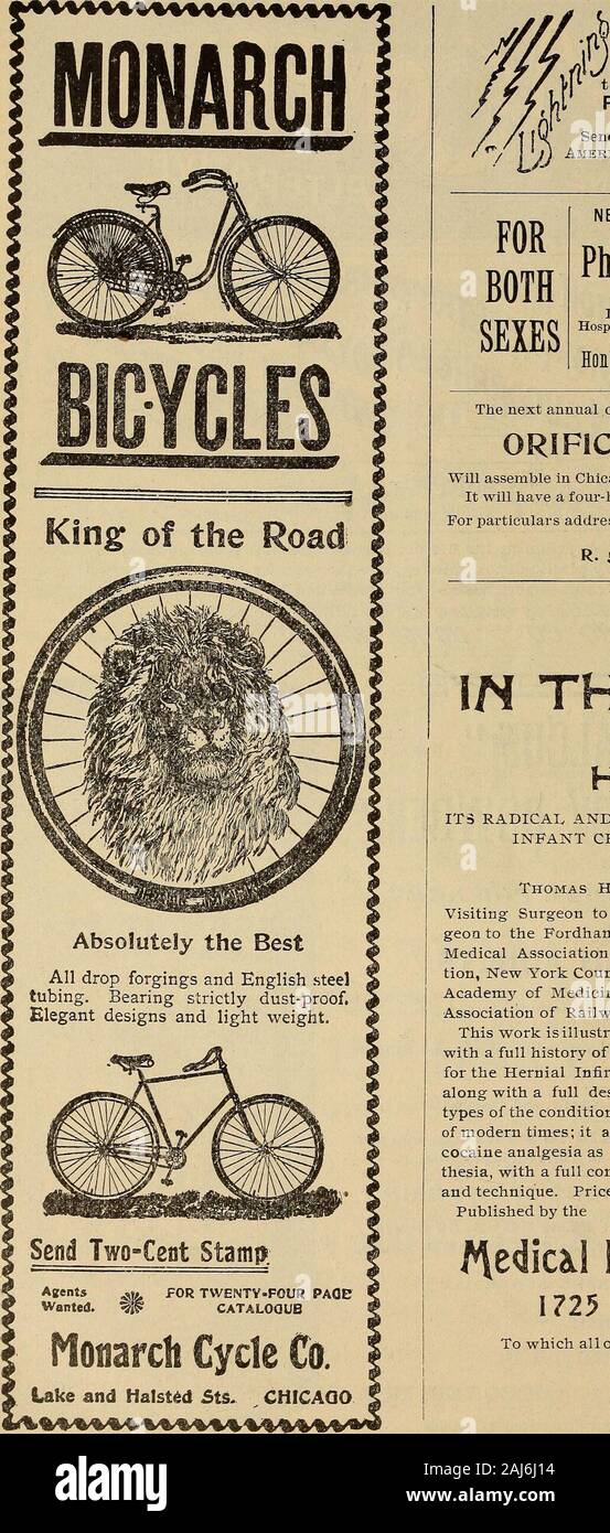 Die medizinischen und chirurgischen Reporter. XVIII DER MEDIZINISCHEN UND CHIRURGISCHEN REPORTER.. Zerstört. Wird es 1^ unser Haus ora Pfund Kupfer werden? Völlig neue Abfahrt in pro-schützen Gebäude durch Blitzschlag. Patente von N. D. C. Hodges, Herausgeber der Wissenschaft. für Rundschreiben senden. Die Agenten wollten. Amerikanische Blitzschutz Co.,874 Broadway, New York. Neue illustrierte CATALOGCOLIiEGE von Ärzten und Chirurgen Boston, Mass. Vor kurzem umstrukturiert und erweitert. Krankenhäuser und Apotheken direkt gleiche Rechte für beide Geschlechter verbunden. Hoa. Edward AYery. Presiflent, 53 State Street Die nächste jährliche Klasse für instructi Stockfoto