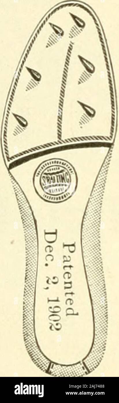 Spalding ist, wie Fuß Ball zu spielen;. Neue YorkSt. LouisDenver A.G. Spalding &. BROS. Chicago Philadelphia San Francisco Boston S. uffalo Baltimore Minneapolis Kansas City Montreal, Can. London, England Spaldings^ Slf läuft =-^ Schuhe^^. Stockfoto