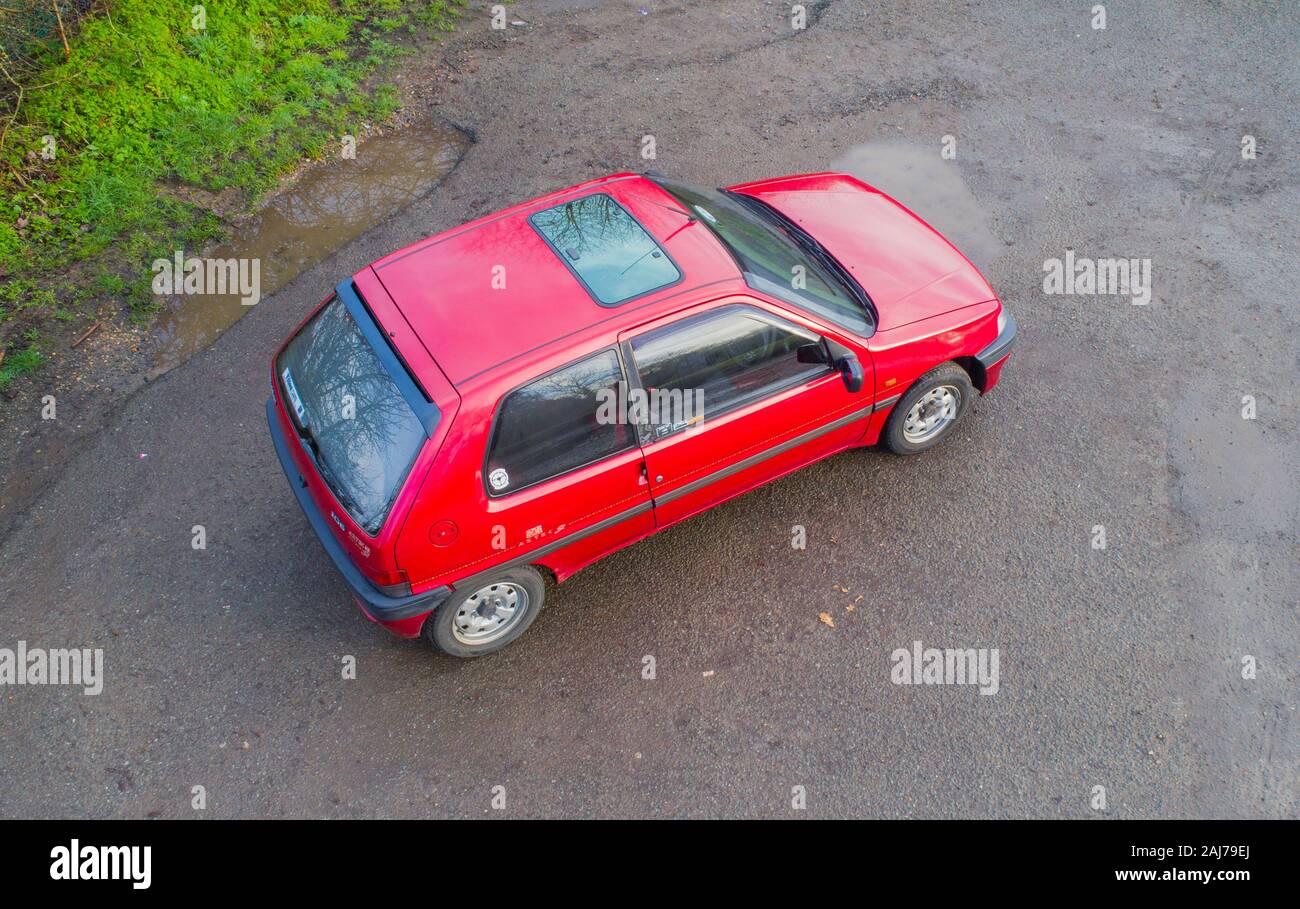 1995 Peugeot 106 Aztec Si retro kleinen französischen Auto Stockfoto