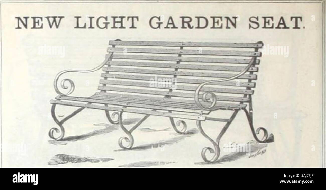 Wrinch & Söhne Garten Möbel und Requisiten. . Nr. 146 A.L. U8s< ist die gleiche Form wie unsere Nr. 148 auf Seite 109), aber madelig) ind mit Kunst bestückt! Es ist Mutter öffentliche Nutzung, Ich werde ich "e gefunden vei d Foi len ein schmiedeeisernes Standards, Pitch piue Latten, Lack. KICKS. (5 ft.) lang, 2 Standards... 18 - 6 m lang, 3-Standards 28 6 Code V DogrTMtijm. , 6 ft., 5 6 und I6 BILLIG GARTEN SITZ. Stockfoto Wrinch & Söhne Garten Möbel und Requisiten. . Nr. 146 A.L. U8s< ist die gleiche Form wie unsere Nr. 148 auf Seite 109), aber madelig) ind mit Kunst bestückt! Es ist Mutter öffentliche Nutzung, Ich werde ich "e gefunden vei d Foi len ein schmiedeeisernes Standards, Pitch piue Latten, Lack. KICKS. (5 ft.) lang, 2 Standards... 18 - 6 m lang, 3-Standards 28 6 Code V DogrTMtijm. , 6 ft., 5 6 und I6 BILLIG GARTEN SITZ. Stockfoto