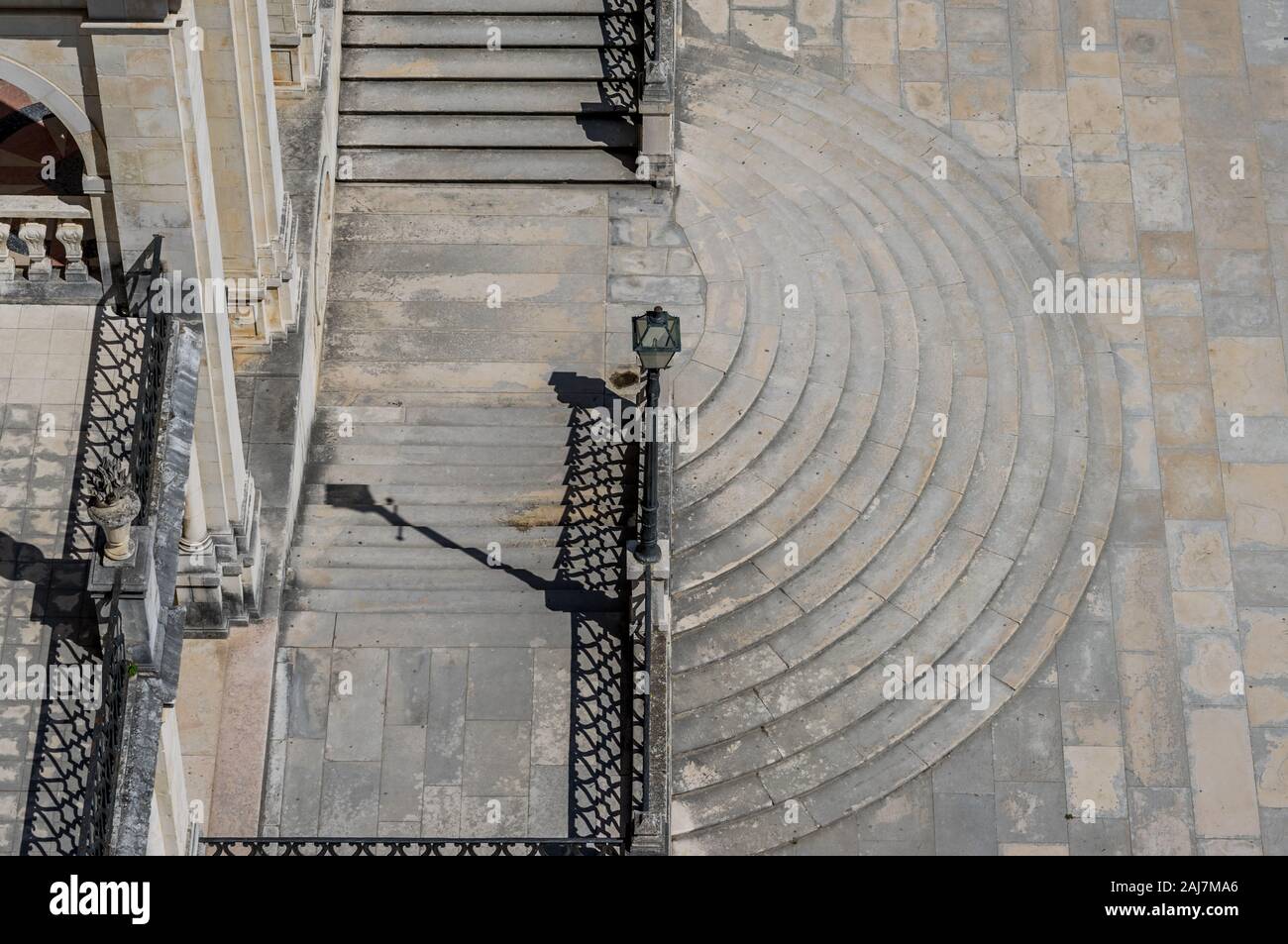 Abstract auf der Universität von Coimbra, der ältesten Stadt von Portugal und auch eines der ältesten in Europa. Foto: Iris de Reus Stockfoto