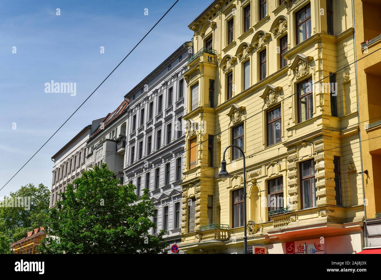 Altbauten, Kastanienallee, Prenzlauer Berg, Pankow, Berlin, Deutschland Stockfoto