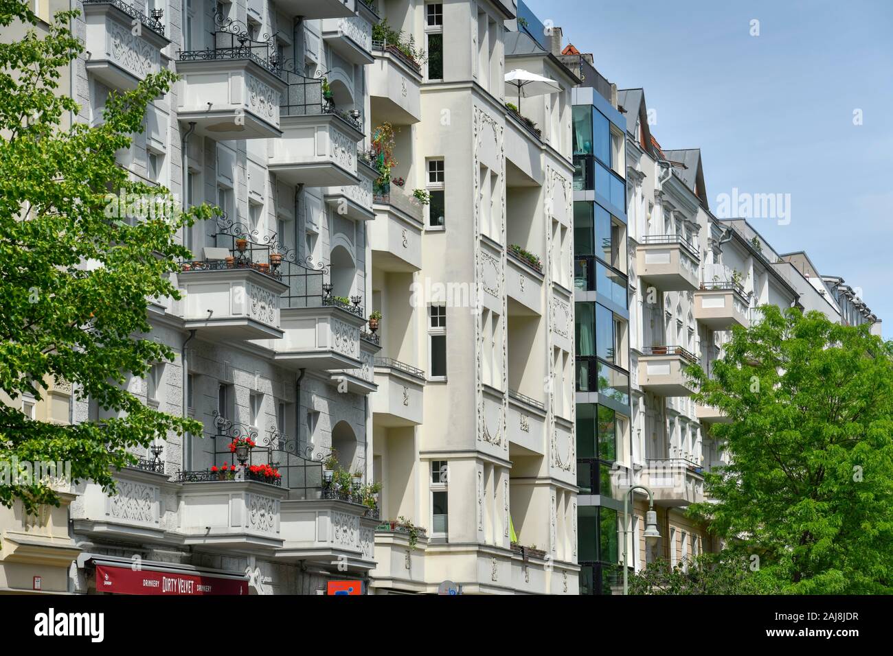 Altbauten, Lychener Straße, Helmholtzplatz, Prenzlauer Berg, Pankow