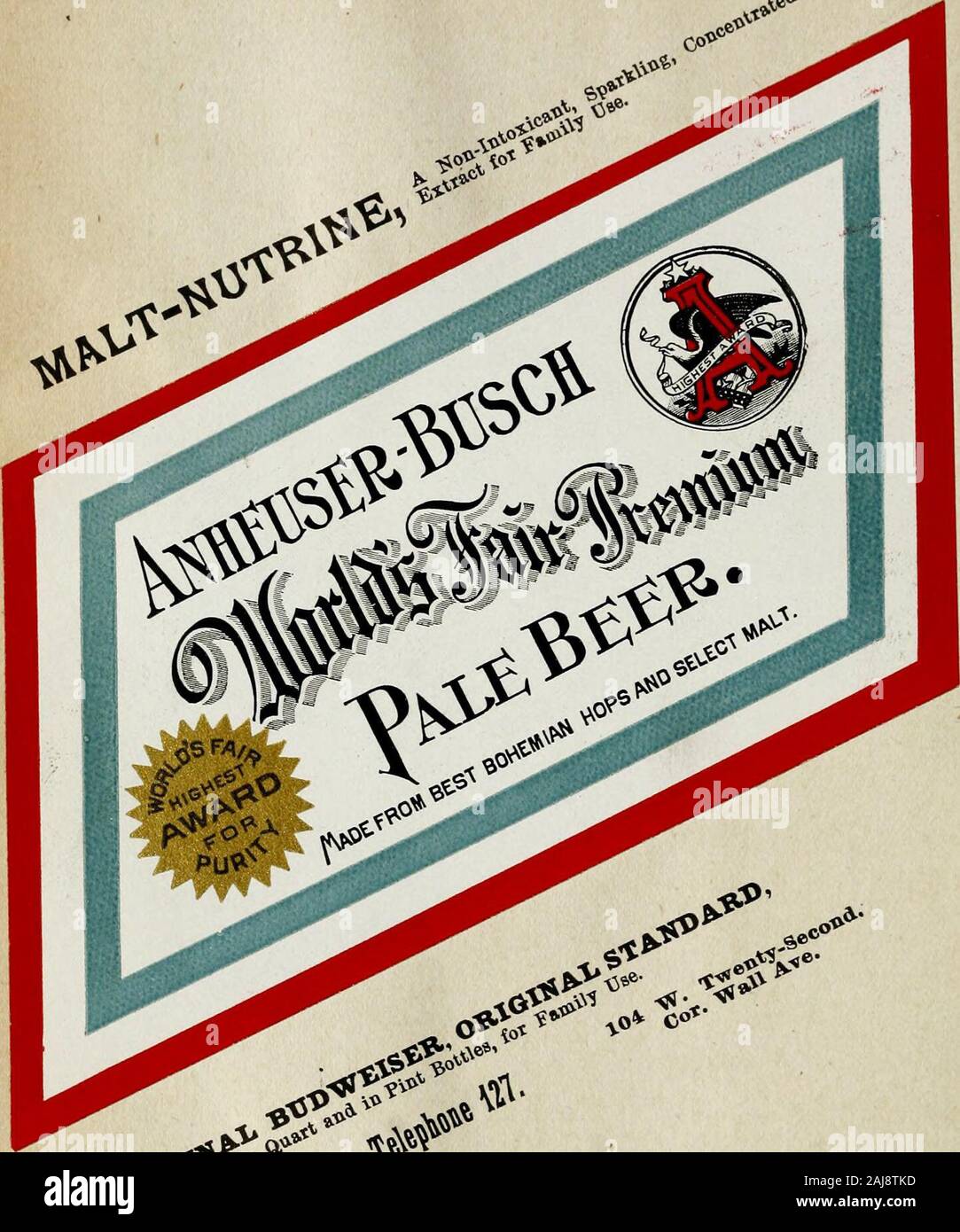 Ogden Stadt Direktor. ), Res 508 22d. Anderson Sarah E (wid P L), Res 354 24. Anderson Selma, inländische Charles Lundquist. ff ± Anderson Wm, Porter 2502 Waschen av, bds Reed Hotel. U J Anderson Wm H, Bremser 8 P Co, res G 36 W 24. O Anderson Wm UHR, Landwirt, res Harrisville. Anderson Wm M, Res 543 27.^ Anderson WTm S, stenogr U P-System, res Salt Lake City. &Lt; Anderson & Olmstead (Andrew J Anderson, George Olmstead),, contrs 2212 Waschen av. JT-ANDERSON & PREUITT, (Porter L Anderson, Huntley Preuitt), Heu, Getreide und Mehl 2254 Washington av. W Anderton Eliza E (wid John), res n s Dan 2e der Harrisville Stockfoto