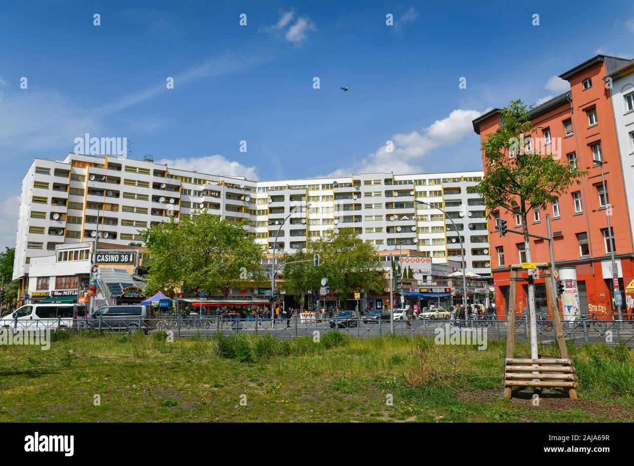 Kreuzberger Zentrum, Kottbusser Tor, Kreuzberg, Berlin, Deutschland Stockfoto