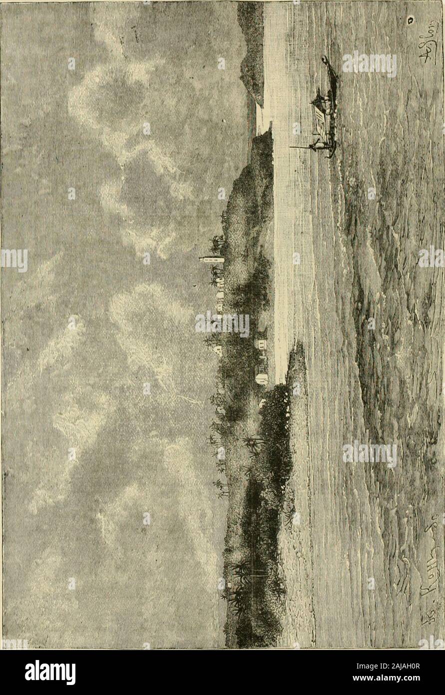 Afrika und seine Bewohner. West ot Greenwich IOg?-. .?&Lt;?- "P-Dcpllu). OtolUFeet. m 111 bis 32 Fuß. . Ti 64 Fuß. 2.200 Yards. CI Foet olidupwardii. Lation ist sehr Denso, Städte und Gemeinden folgende kontinuierlich entlang der Hänge des Plateaus. Die Städte vi. sitwl durch licnjainin Andcr. Sou in l. SdO, Zolii, F (nsii/Ii (r, Boklcasah, Zigah Porah IJussi Ziii; im Gebiet, und Zii-Zii aufder St. Paul, Arc alle Orte des mehrere Tausend Einwohner, und Ihre Messen areattended durch Scharen von Menschen aus dem ländlichen d von seinem ehemaligen Splen - 22 G VT 3 ST AFRIKA. dour, hatte noch eine iiopiilatioii von Stockfoto