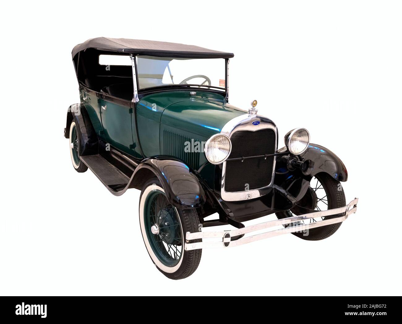 1929 Ford Modell A Phaeton. Auf Anzeige in der Frick Kunst und historischen Zentrum, Pittsburgh, Pennsylvania, USA Stockfoto