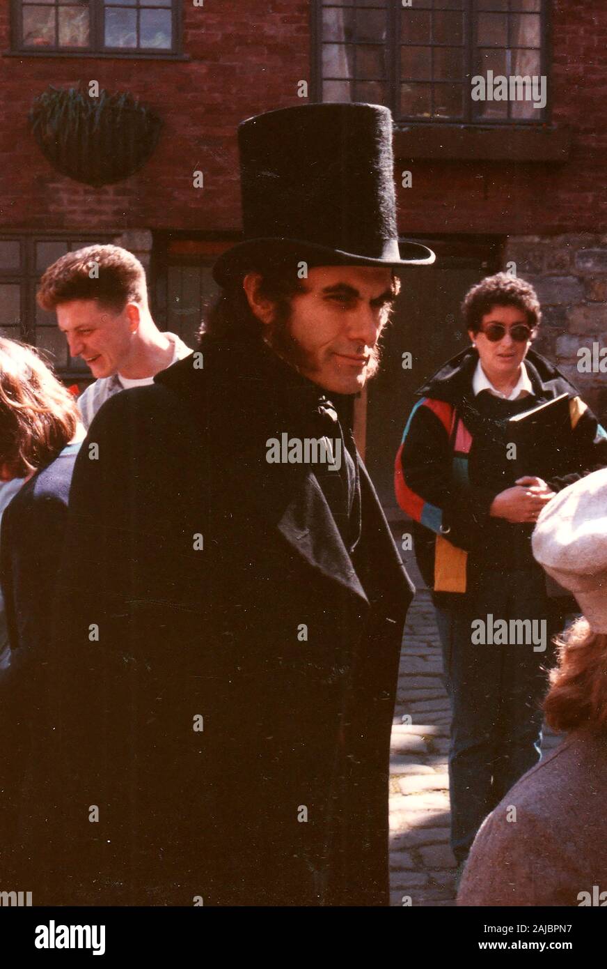 1986 - Hinter den Kulissen Bild in der Verfilmung der BBC-Serie David Copperfield - In whitby, North Yorkshire - Juni 1986 (Formlose Schuß zwischen Scenes) Stockfoto