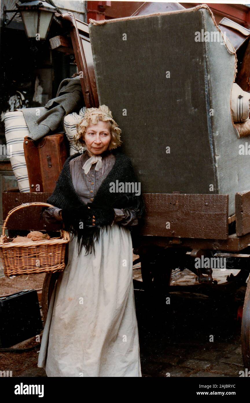 1986 - Hinter den Kulissen Bild in der Verfilmung der BBC-Serie David Copperfield - genommen, Whitby, North Yorkshire - Juni 1986 (Warten auf die Kameras zu Rollen) - Stockfoto