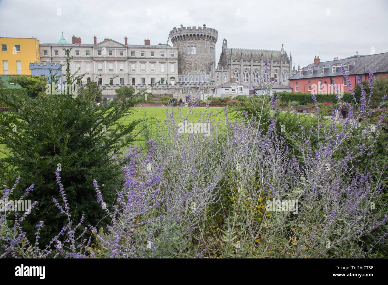 Dublin Castle, die Freiheiten, Dublin, Irland, Irische, Stockfoto