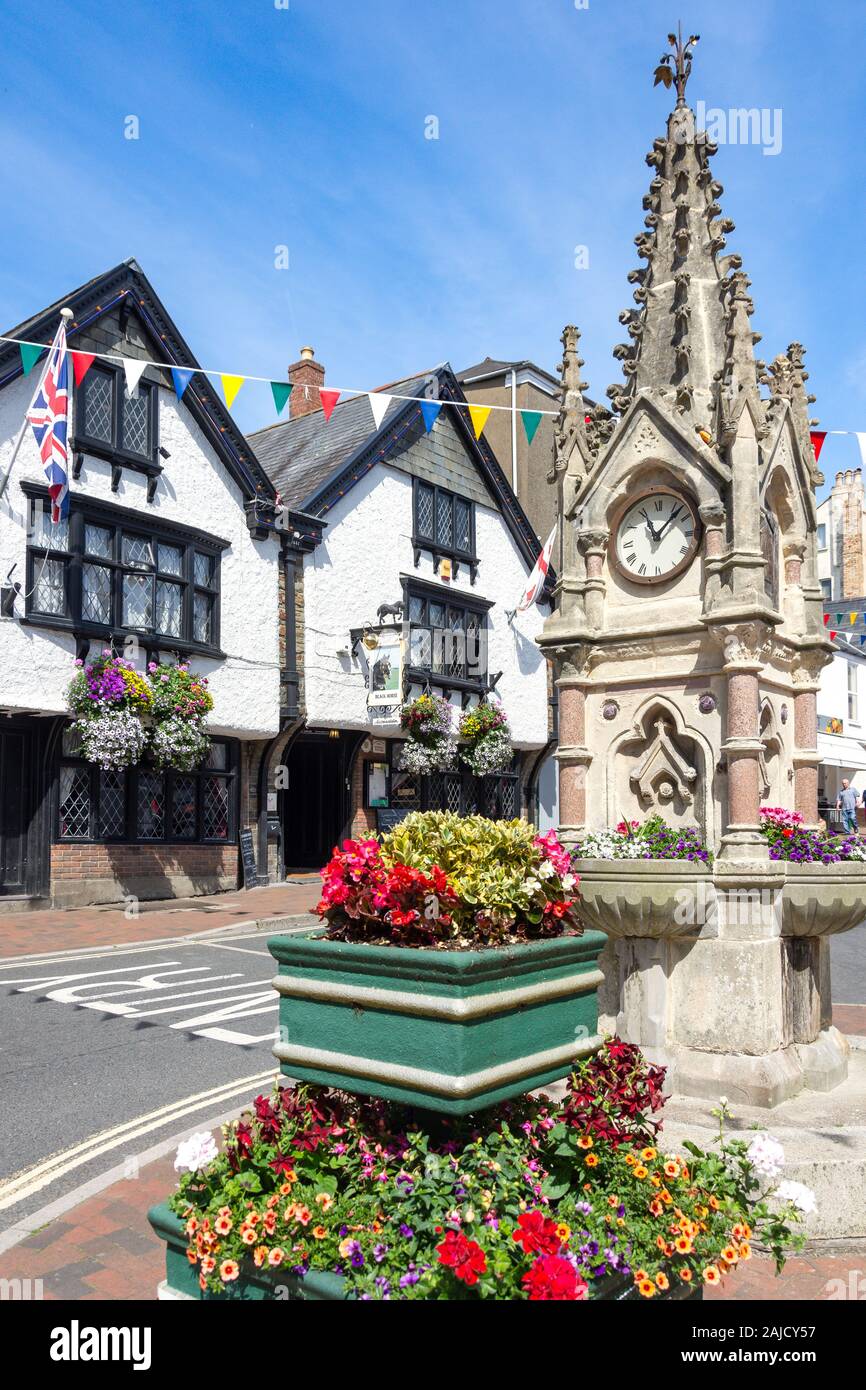 High Street, Great Torrington, Devon, England, Vereinigtes Königreich Stockfoto