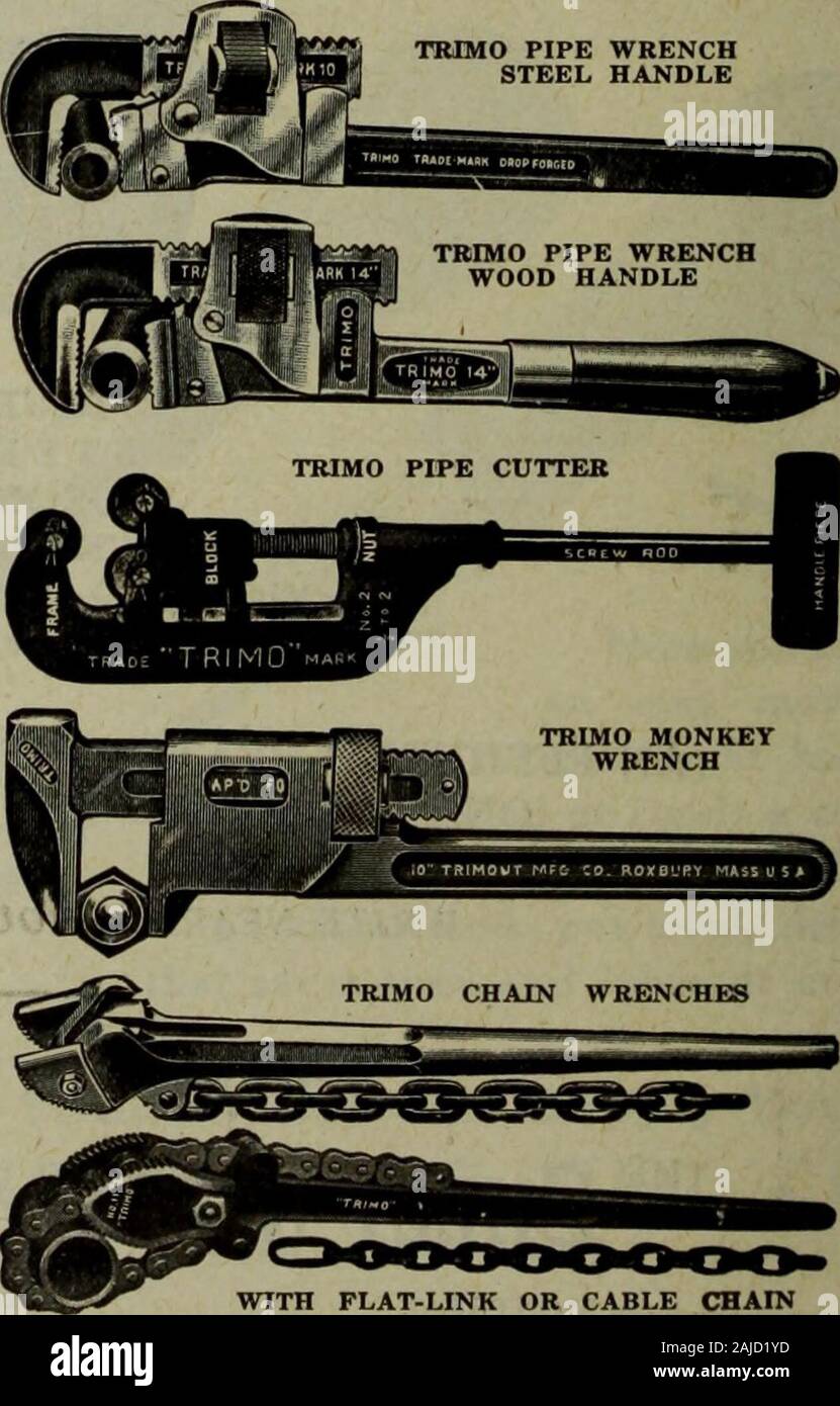Hardware merchandising Septemberdezember 1919. TRIMO das Wort Trimo