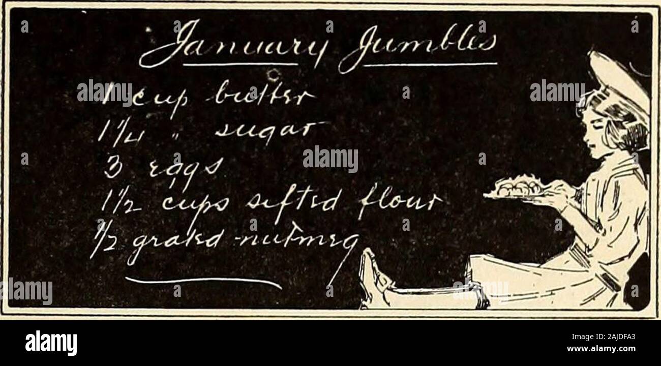 St Nicholas [Serial]. n einer Reihe. 12 - NACHT SÜSSIGKEIT^6 £ / / / X-^ &Lt;7^durtlfrnla/. ISR-ic/* i-fc-W - {L^-**-*- cu&lt;-*) - Ich^/cirrjrf - Ich. J-ctaOy-i,. cvJ-nierfld. Alle außer den Zucker fein Durch die Fleisch-Chopper zweimal; drehen Sie es auf ein und kneten Sie es im Handumdrehen, gerade genug Zucker mixedTo es dick und schön machen. 284 FERIENHAUS MADES 285 Wenn es so ist es gut, einen halben Zoll dick, in Streifen geschnitten, dann beide sidesIn Kristallzucker dip, schnell, dass der Esser Finger - tipsThis Obst - einfügen können nicht geknetet. Neue JAHR KÜMMEL KUCHEN yii. CC? Iflhf kann. i-cUs &Lt;rt Stockfoto