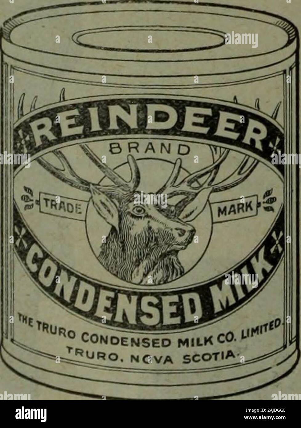 Kanadische Lebensmittelhändler Januar-Juni 1910. 41 DIE KANADISCHE LEBENSMITTELHÄNDLER UNSERE Maple Leaf Marke Frühstücksspeck IST PERFEKTION Unsere eigene spezielle Kuren, die er für diesen ParticularCustomer gibt es keine andere genauso gut GUNNS Schweinefleisch und Rindfleisch Packer * EINGESCHRÄNKTE TORONTO DIE MILCH überall anerkannt reichsten und am besten Versuchen. ReindeerCondensed Milch der Dealer gewinnt Kunden durch den Verkauf von reliablegoods, Zufriedenheit. Die truro Condensed Milk Co., Limited, Truro, K.A. Stockfoto