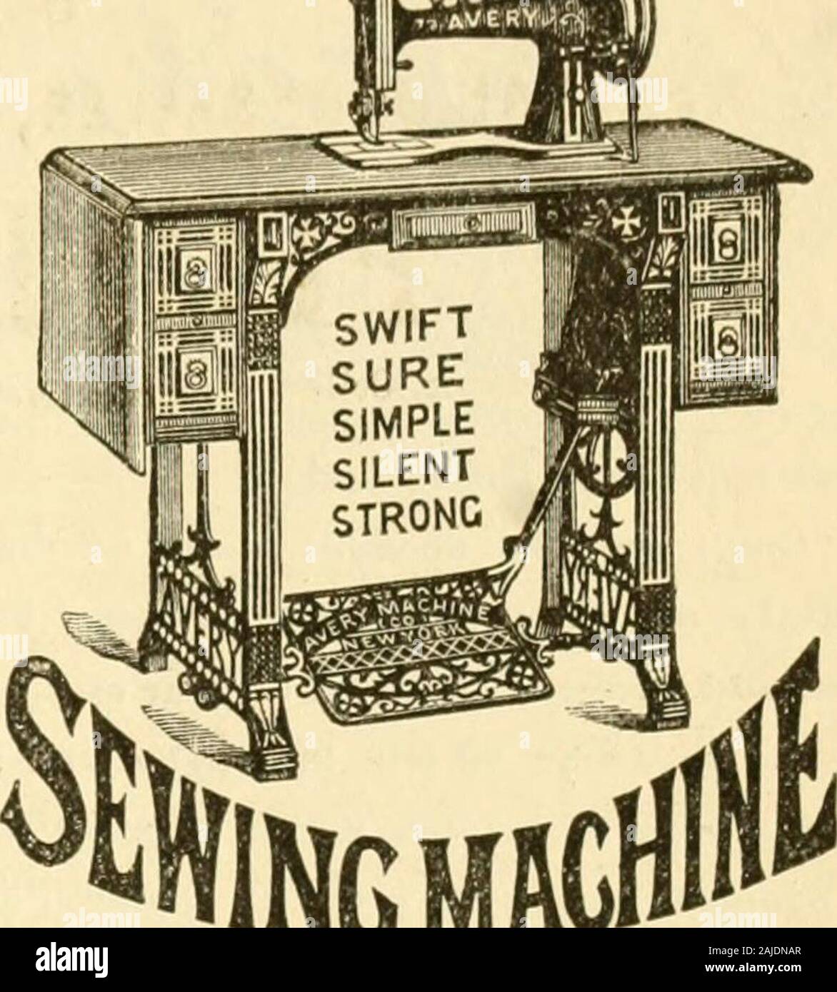 Home Missionar, der (Mai 1890 - April 1891). Können die {) ayments gemacht in Höhe von $ 2,0 (1 pro monthf sie dies wünschen. Oder 10 Prozent, weitere discountwill zugelassen werden, wenn der volle Betrag in cashon Lieferung der Maschine bezahlt wird. Die folgenden ad Lesen. Und für eine illustrierte Katalog, der Angaben wird givefull senden. AVEIty Nr. 1 $ 43 00 Nr. 2 50 00 Nr. 3 55 OO Nr. 4" 60 00 Nr. 5 57 OO Nr. 6 05 00 [ab Rev. L. H. Cobb, D.D., Sec. A.C.U. ChurchBuilding Vierteljährlich.] MISSIONAR NÄHMASCHINEN. Unsere missionarische Leser wird besonderes Interesse inreading unserer Ad. Der Avery Nähmaschine. Stockfoto