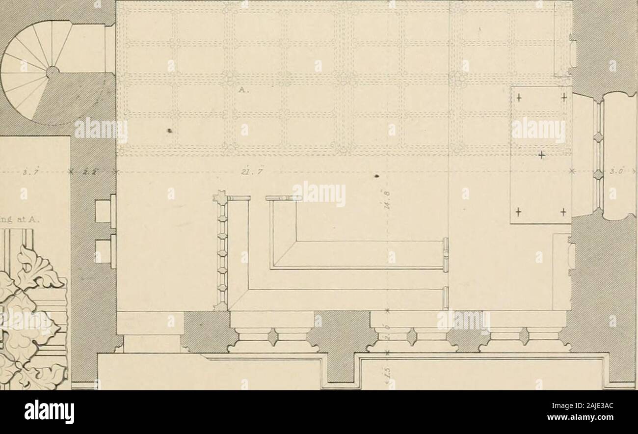 Beispiele der gotischen Architektur: Von verschiedenen antient Bauten in England ausgewählt, bestehend aus Pläne, Ansichten, Abschnitte und Teile.. von historischen und beschreibende Konten begleitet. SkeTcned aitd gemessenen tv ein ^^W. Tugin. ThoT L. Walier cbier ArcK^ ySiSAm-g S 2.® SS,? WES. Als: Kapelle DeMils. Dra^ra.bi G. B WoUaston, T.T.-Buij sculpt l-ie rtiiUiOr iuu. t^v^r ajic Arcl; Stockfoto