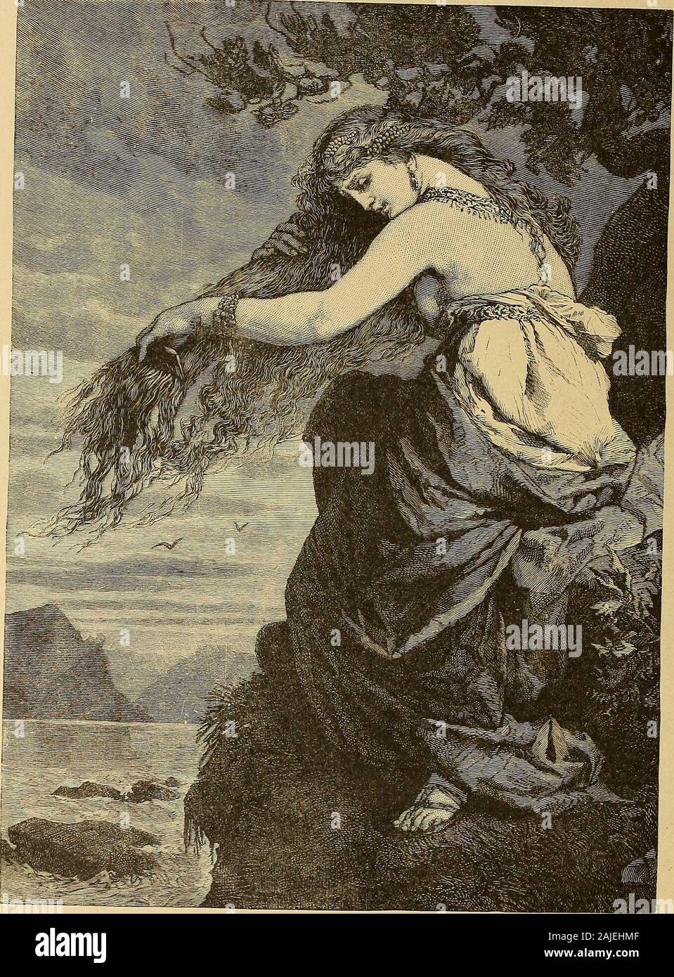 Amerikanische Kunst Und Amerikanische Kunst Sammlungen Essays Uber Die Kunstlerischen Facher Die Messe Flehend Foto Radierung Von Einem Ursprunglichen Gemalde Von Henry Sandham In Fancy Man Fragt Wer Ist Diese Messe