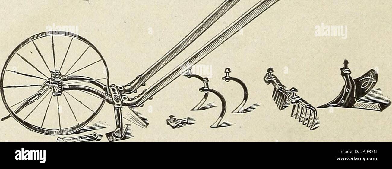 Schultz der Samen: 1913. Das neue Modell DRILLMASCHINE benötigt keine Einführung in das Fahrzeug undandere Gärtner dieses Landes. Es ist immer eine zuverlässige und genaue Sämann - hat die gleiche indizierte Anpassungen auf Nr. 6. Es erfolgt keine Kultivierung t0 Nr. 19 - C RAD GRUBBER hat 24-Zoll Rad und die Griffe arefastened auf die Achse. Eine sehr praktische Seite kultivator. Es ist leicht operatedby Männer, Frauen oder Kinder, und wird eine lange Zeit dauern. Nr. 20 SINGLE WHEEL HOE umfasst alle sepa-rate arbeiten Werkzeuge mit dem Werkzeug angezeigt. Es wird thesame Arbeiten wie Nr. 6, aber nur als 1-Rad. Senden Stockfoto