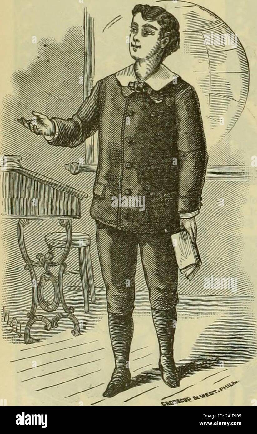Strawbridge and Textilhändler's Quarterly. Nr. I. - Die Alroysuit, aus graytwilled cassimere atI 4,50 und Blau orgreen Mischungen atI 5,50; Größen, von 4 bis 10 Jahren. Nr. 2 - Die SilverKing, mit doublebreasted andside plushcollar und Manschetten, Taschen, in allcolors und Größen von 2 bis 7 Jahre, Preise, J 7,50 bis | io. oo.. Nr. 7 - Die Sportlich, Größen 5 bis 9 Jahre, doublebreasted und am Hals geschlossen; Größen, 9 bis 13 Jahre; mit offenen Wurf gemacht. In cassi-Meres und Tücher; Preise. fo. so Jio. oo. Stockfoto