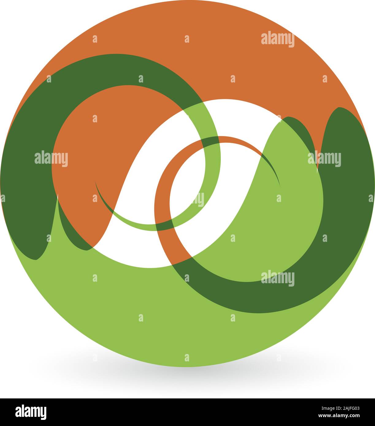 Stilvolles Logo Stockfoto