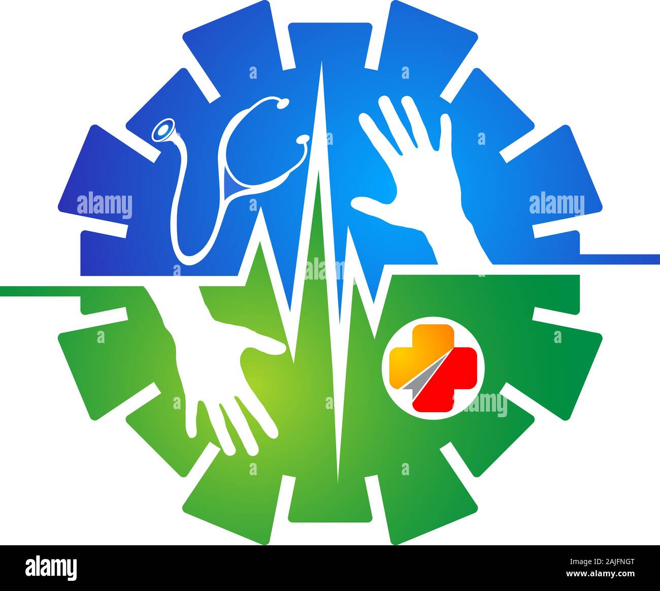 medicare-Logo Stockfoto