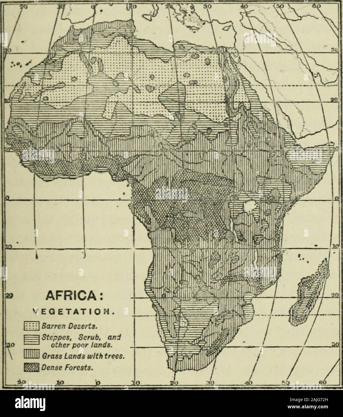 Angewandte Geographie, eine vorläufige Skizze mit zehn Karten. Möchten Sie die kühle Meeresbrise, die climatemay kühler als an der Küste; indeedsometimes so kalt in der Nacht, dass Sie eine Decke ortwo und ein Feuer sie warm zu halten. Die islandsof Berg-land über Afrika verstreut, die Kamer - uns, die Drakenberg, die Livingstone Mountainsround nördlich des Lake Nyasa, Kilimanjaro, andKenya, mit dem Hochplateau zwischen, Ruwenzori, Abessinien, tlie Atlas, wird eine große boonas Sanatorien in der Zukunft, wenn Weiße mencome intimer Umgang mit thecontinent gefunden werden. Jetzt, angesichts der Dist Stockfoto