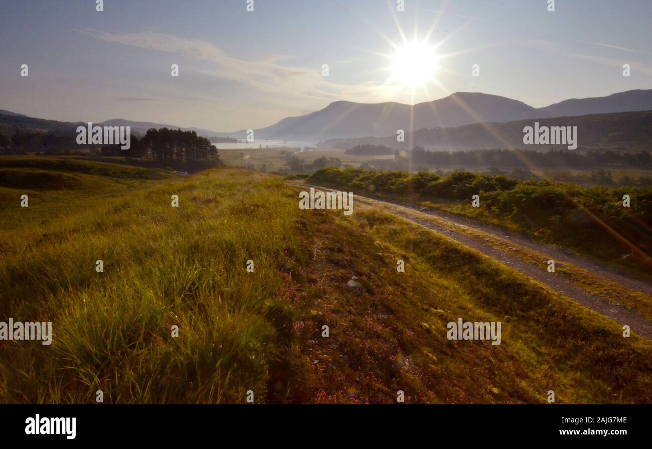 Landschaft in den schottischen Highlands Schottland Großbritannien Stockfoto