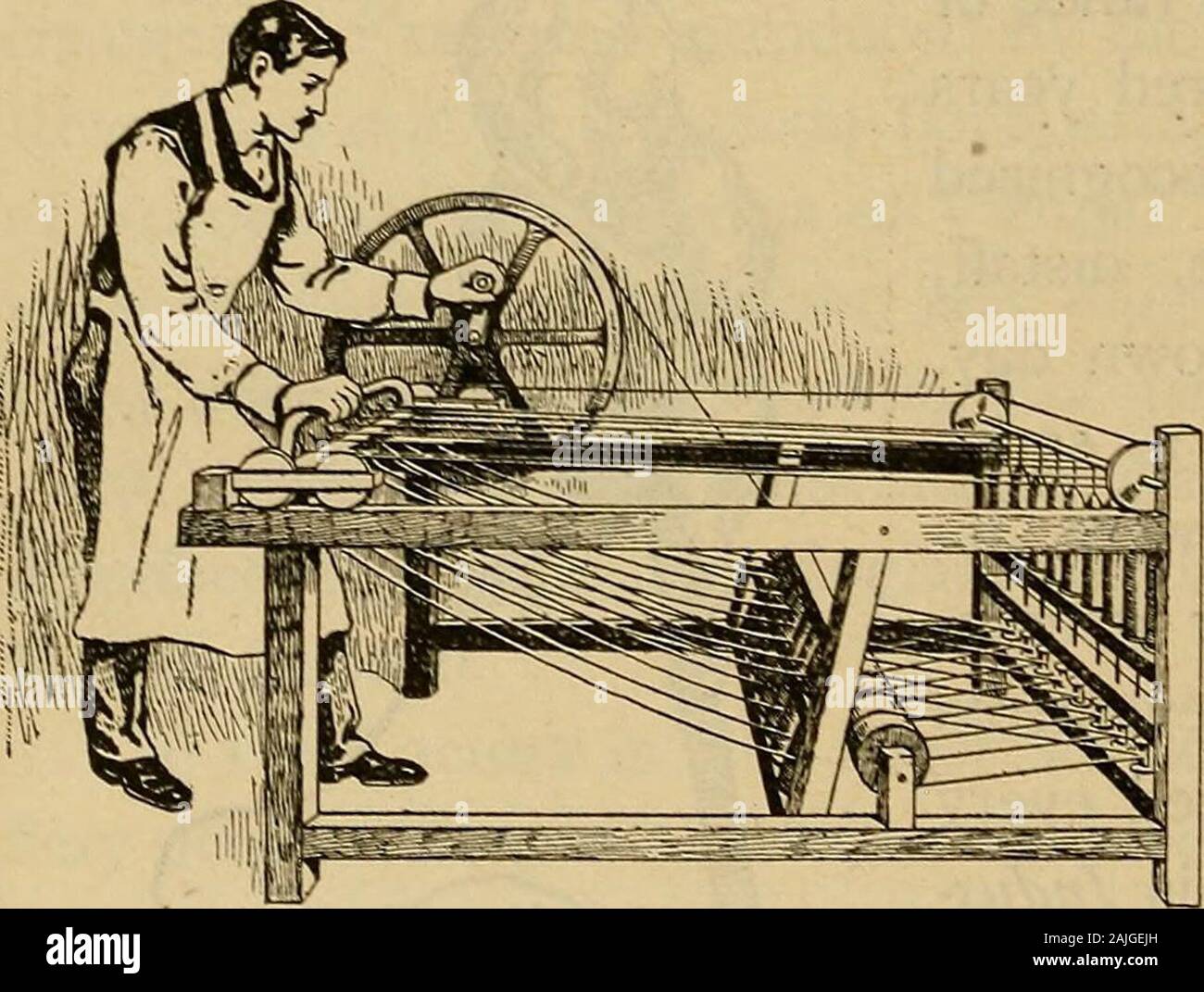 Mittelalter und Neuzeit; eine Einführung in die Geschichte des westlichen Europa bilden die Auflösung des Römischen Reiches bis in die heutige Zeit. Auf der Har-grieben s spinningjenny und Lade-Abb. 154. Der erste Spinning Jenny wnghts Walze Ma-schinen, die das Maultier wascalled. Vor dem Ende des achtzehnten Jahrhunderts, Maschinen spinning 200 Threads gleichzeitig hadbeen erfunden, und wie wurden sie von angetriebenen und requiredonly ein oder zwei Beobachter, die Arbeitnehmer könnten durch keine meanscompete mit Ihnen. Solche Erfindungen, wie diese produziert thefactoiy System der Herstellung. 1 Die Hand Spinner hatte bunche Stockfoto