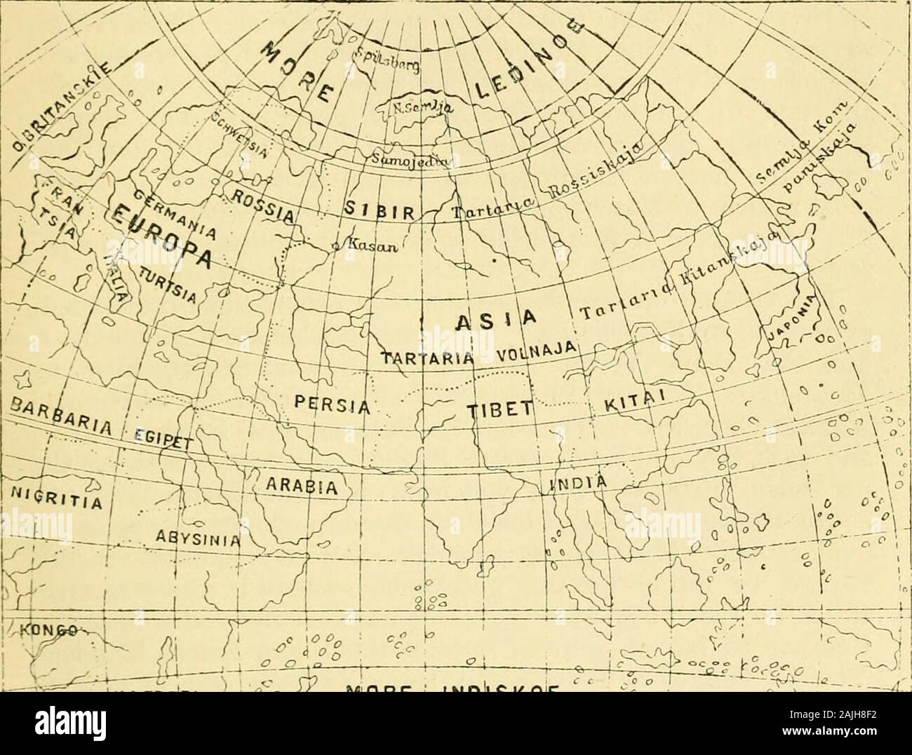 Die Reise der Vega rund um Asien und Europa; mit einem historischen Rückblick von früheren Fahrten entlang der Nordküste der Alten Welt. Oder er bezweifelte die Richtigkeit der Konten der Deschnevs Reise. Vergleichen James Burney, AChronological Geschichte der Nord-östlichen Voi/Alter der Zu Entdecken //. London, 1819, S. 1). 298; und ein Papier, das von Burney in den Transaktionen der Royal Society, 1817. Burney war heftig für die Ansichten dort Angriff ausgedrückt byCaptain John Dundas Cochrane. Erzählung von q, Fußgängerzone Journeij throughRussia und sibirischen Tartary, 2. ed., London 1824, Anhang. Xiii.] KARTE VON ASIEN: 533 in Stockfoto