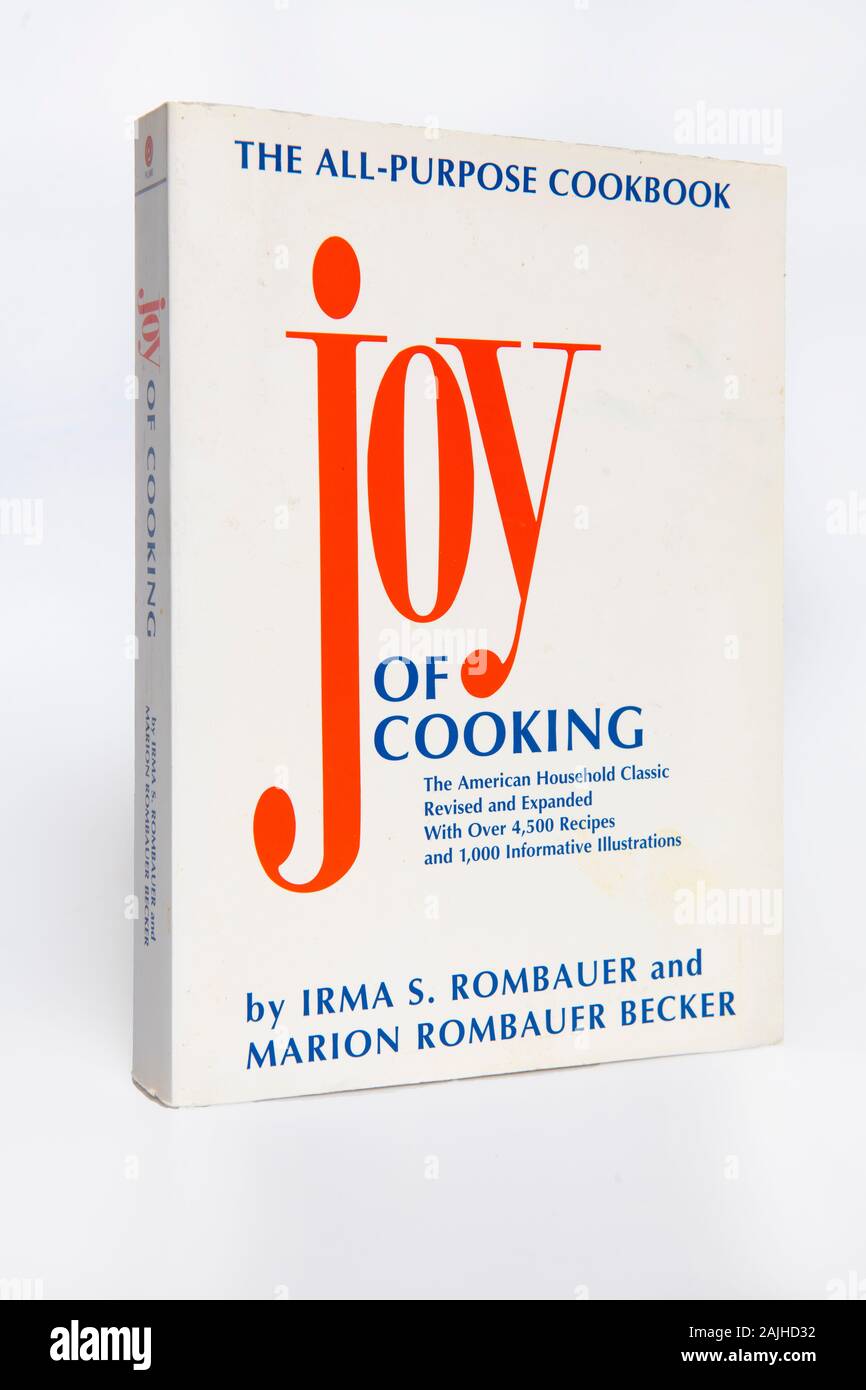 Freude am Kochen Kochbuch von Irma Rombauer und Marion Rombauer Becker  Stockfotografie - Alamy