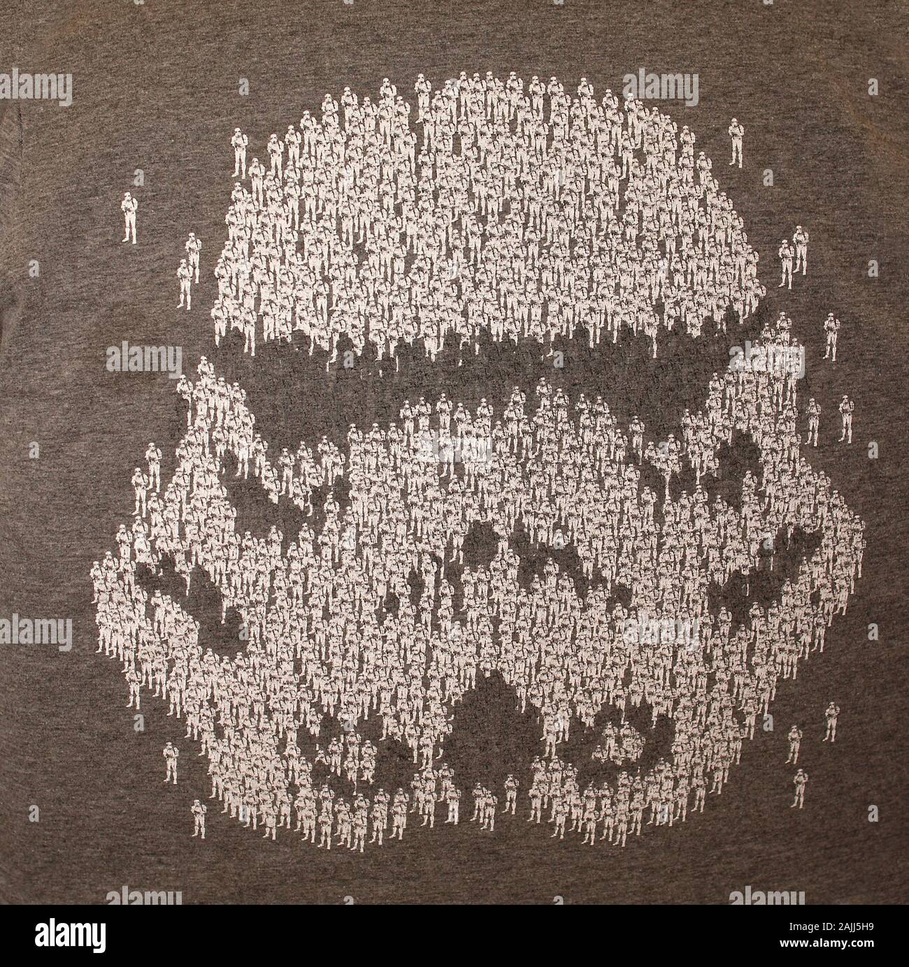 Star Wars Stormtrooper T-Shirt, Tu, 100% Baumwolle, Name Größe 'L': Star Wars Stormtrooper T-Shirt, Tu, 100% Baumwolle, Größe "L" Datum: 03/06/2019 Event: Hinzufügen Stockfoto