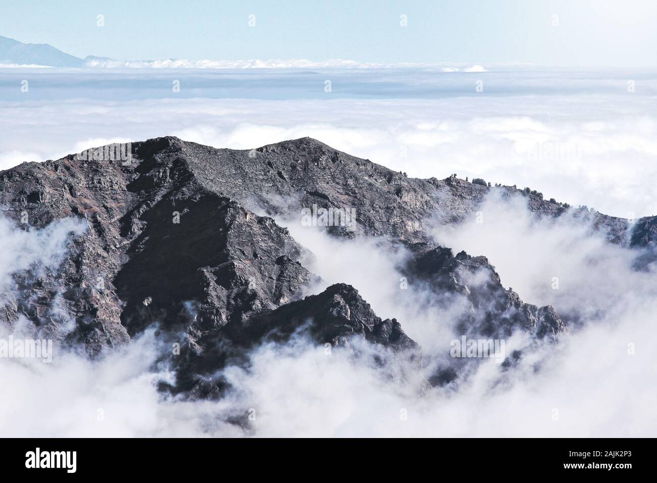 Roque de Los Muchachos LaPalma, Spanien Januar 2019 Stockfoto