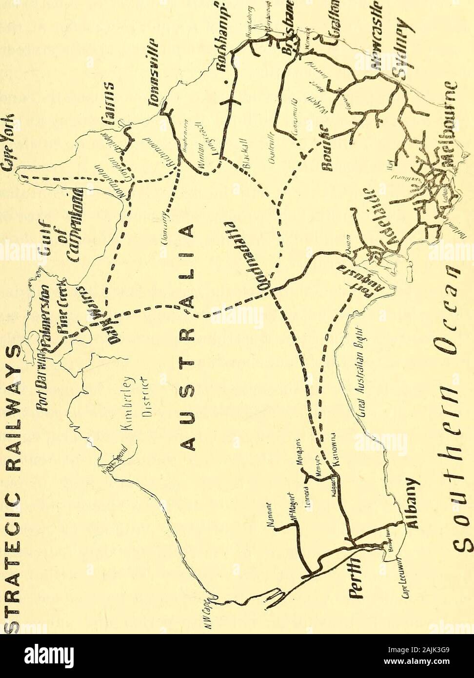 Journal und Verfahren der königlichen Gesellschaft von New South Wales. Ring der Währung des alten kolonialen System, die Politik, die durch jede Kolonie verabschiedet, die für die Kontrolle der itsrailways, zugunsten der jeweiligen coloniesowning sie gewesen ist, aber es ist sehr zweifelhaft, ob diese methodswhich noch in Kraft sind, weiterhin die samebenefits auf die Föderierte Staaten von Australien als Ganzes zu übertragen. Die großen wirtschaftlichen Veränderungen in den fernen Osten und die riseof Japan zu einer großen Weltmacht, sind potente Faktoren in thecondition unserer Umstände, die wir cannotafford zu ignorieren; unsere große a Stockfoto