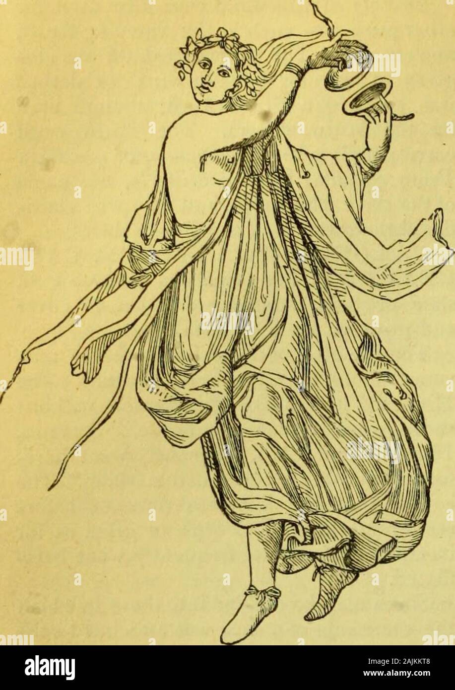 Schule Wörterbuch von Griechischen und Römischen Antiquitäten. Rist [Solea; CREPinA; Soccus]; und diejenigen, die als - cended höher und höher, wie die Knöchel theycovered, das Kalb oder das Ganze des Beines. Zu calceamenta der letzteren Art, Schuhe und Stiefel, wie distinguishedfrom Sandalen und Hausschuhe, der Begriff calceuswas in seiner richtigen und restrictedsense angewendet. Es gab auch andere Sorten der calceus nach seiner Anpassung toparticular Berufe oder Modi des Lebens. Damit die Caliga wurde in erster Linie getragen; die Peko bysoldiers, durch Arbeiter und Rus-tics; und die von tragedians Cothurncjs Stockfoto