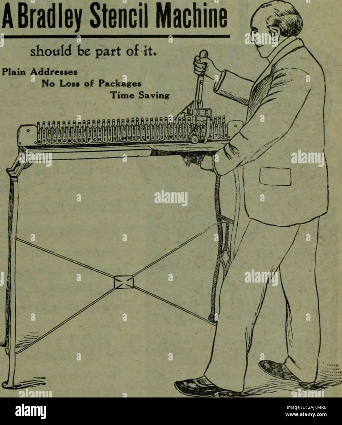 Kanadische Lebensmittelhändler Januar-Juni 1910. Achtung! Wir können Ihnen dabei helfen, Ihren Gewinn, wenn Sie ASEPTO WASCHMITTEL der Feind von Schmutz. ASEPTO ist ein reines, economicalwashing Pulver, die Hälfte der awaywith Elbow Grease. Es isa festen Favoriten mit den Frauen, und Nachbestellungen für Sie. Für DETAILS ASEPTO SOAP COMPANY ST SCHREIBEN. JOHN, NB: Yoof Ausrüstung kann der beste sein, aber es haben, so ABradley Schablone Maschine sollte ein Teil davon zu sein. Plain Addresse * Keine Lou von Paketen spart Zeit. Lassen Sie US SENDEN SIE ANGABEN HAMILTON STEMPEL & Schablone funktioniert, begrenzt allein Kanadischen Agenten HAMILTON und T Stockfoto