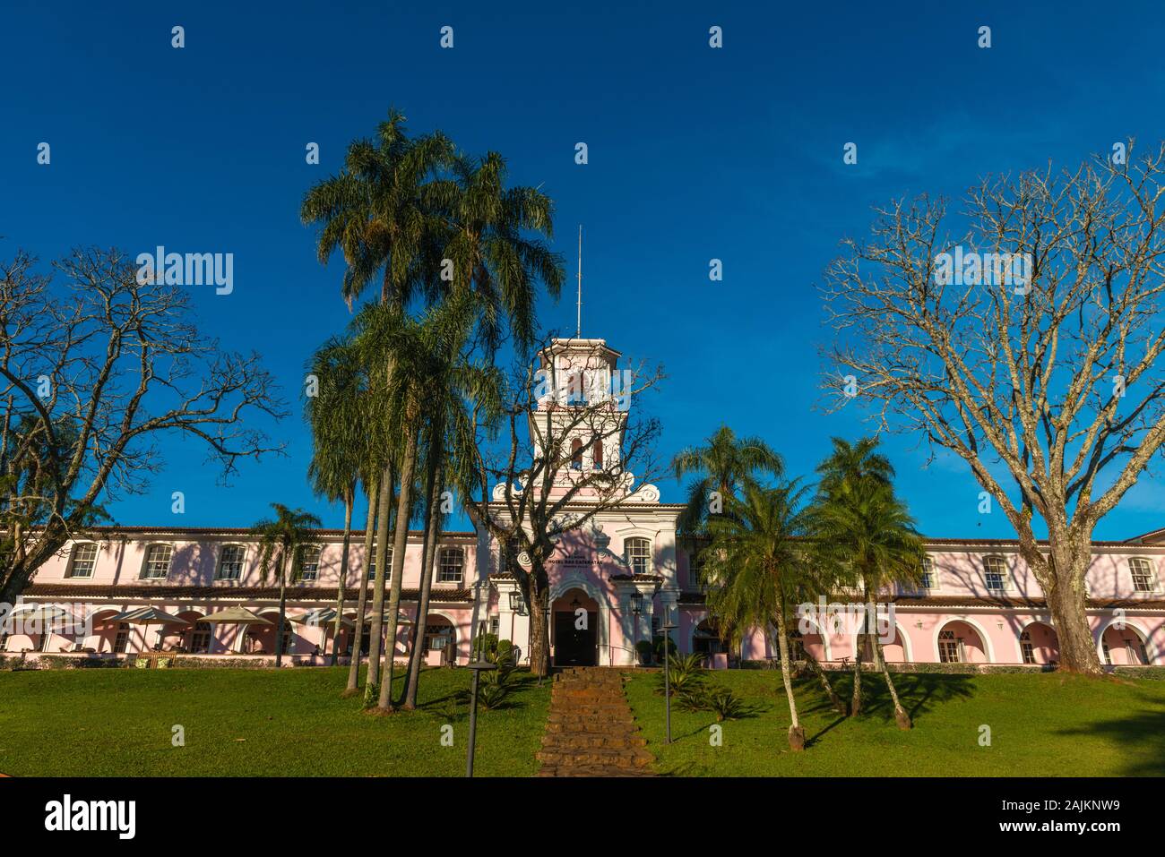 Hotel das Cataratas, Parque Nacional do Iguacu, Igucu fällt, Brasilianische Seite, Parque National do Iguacu, Rio Grande do Sul, Brasilien, Lateinamerika Stockfoto