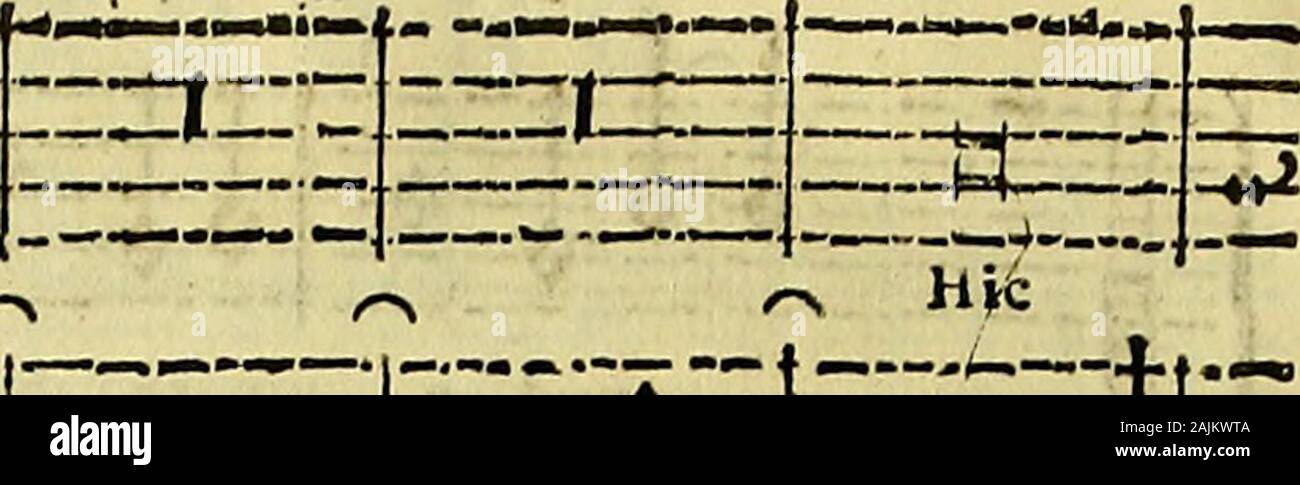 Esemplare, o Sia, Saggio fondamentale contrappunto pratico di Sopra Il Canto Fermo. W hìc I~T* le RtìTtì T-~z:. z: .3? ?. .? ..__J__^ J_A_A. Stockfoto