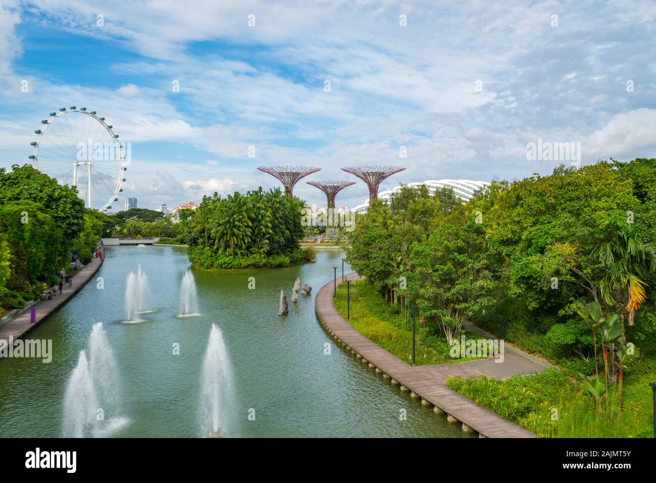 Gardens By The Bay Singapore Stockfoto