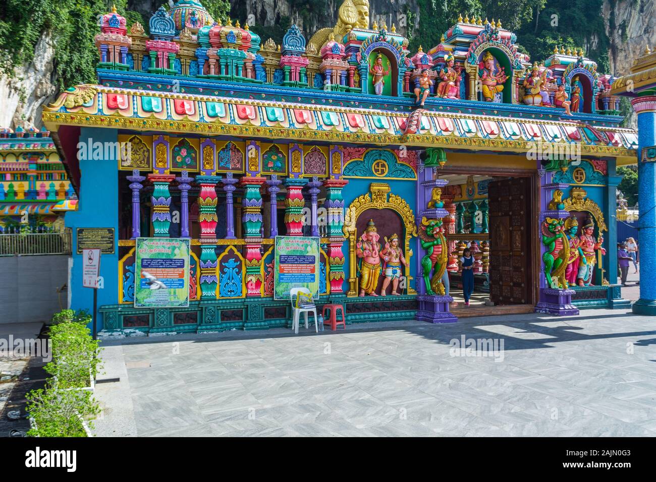 Hindu Tempel Batu Höhlen Malaysia Stockfoto