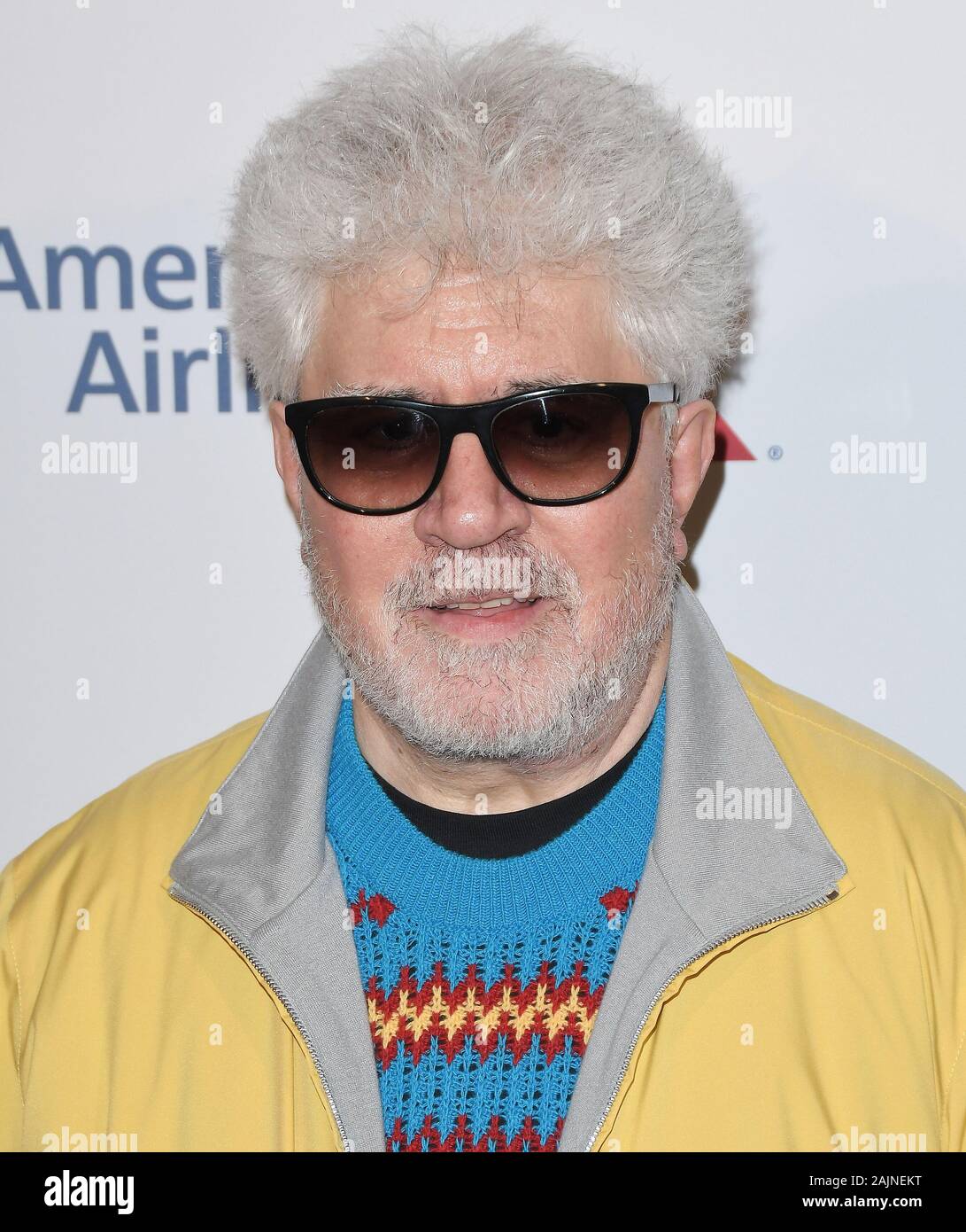 Beverly Hills, USA. 04 Jan, 2020. Pedro Almodóvar kommt an der BAFTA-Los Angeles Tea Party statt im Four Seasons Hotel Los Angeles, Beverly Hills, CA am Samstag, 4. Januar 2020. (Foto durch Sthanlee B. Mirador/Sipa USA) Credit: Sipa USA/Alamy leben Nachrichten Stockfoto